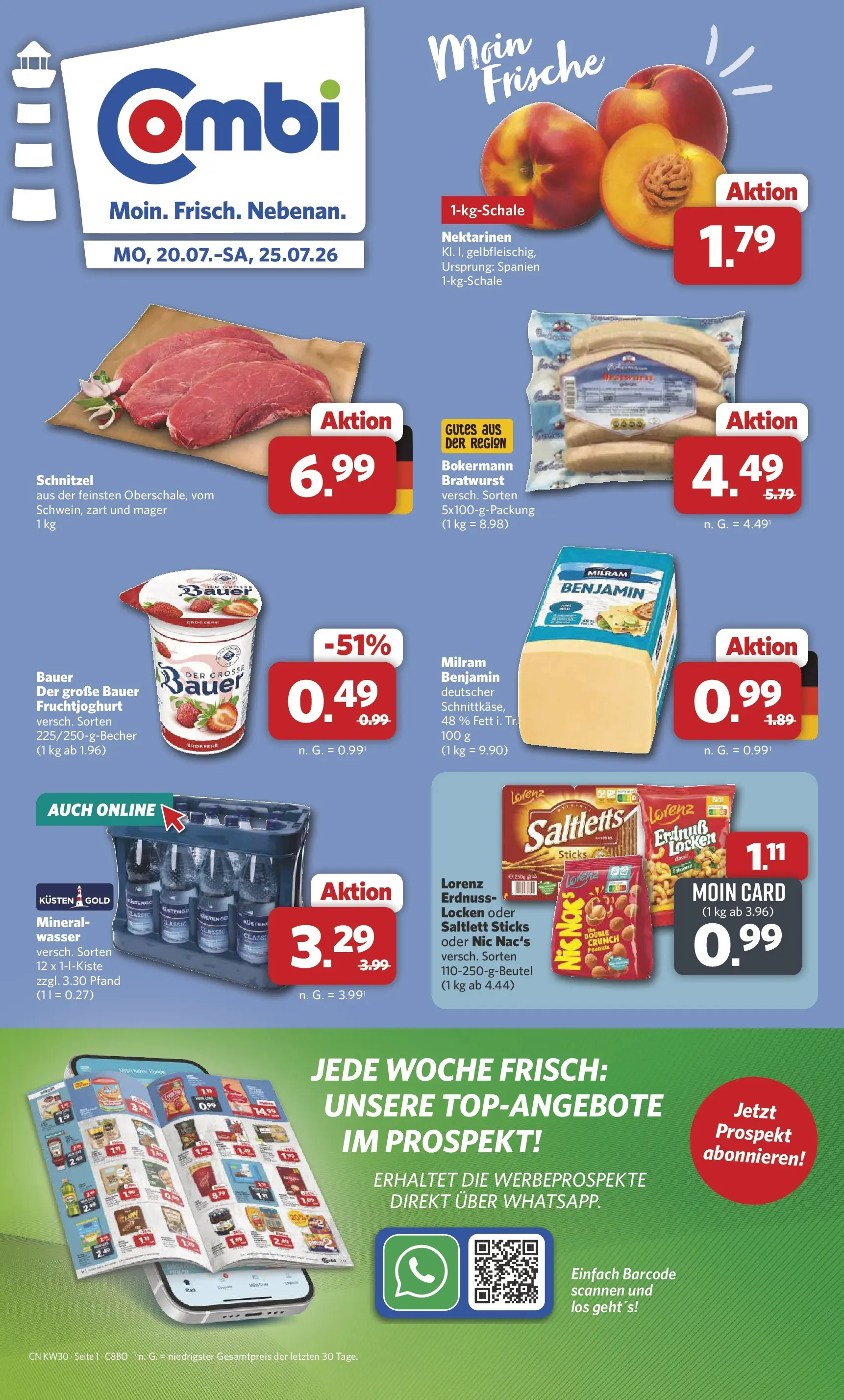 Combi - Apen Prospekt – von Montag 20.07.2026 bis Samstag 25.07.2026