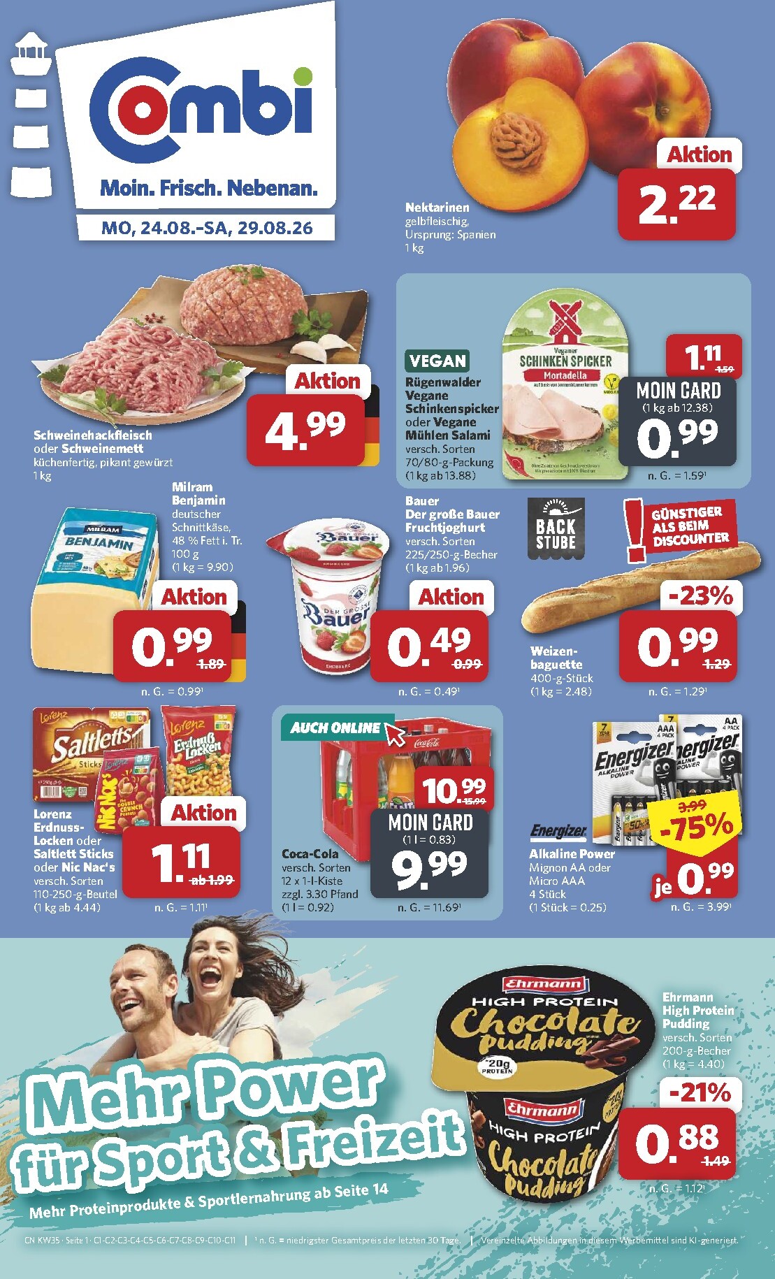 Combi Prospekt nächste Woche – von Montag 24.08.2026 bis Samstag 29.08.2026