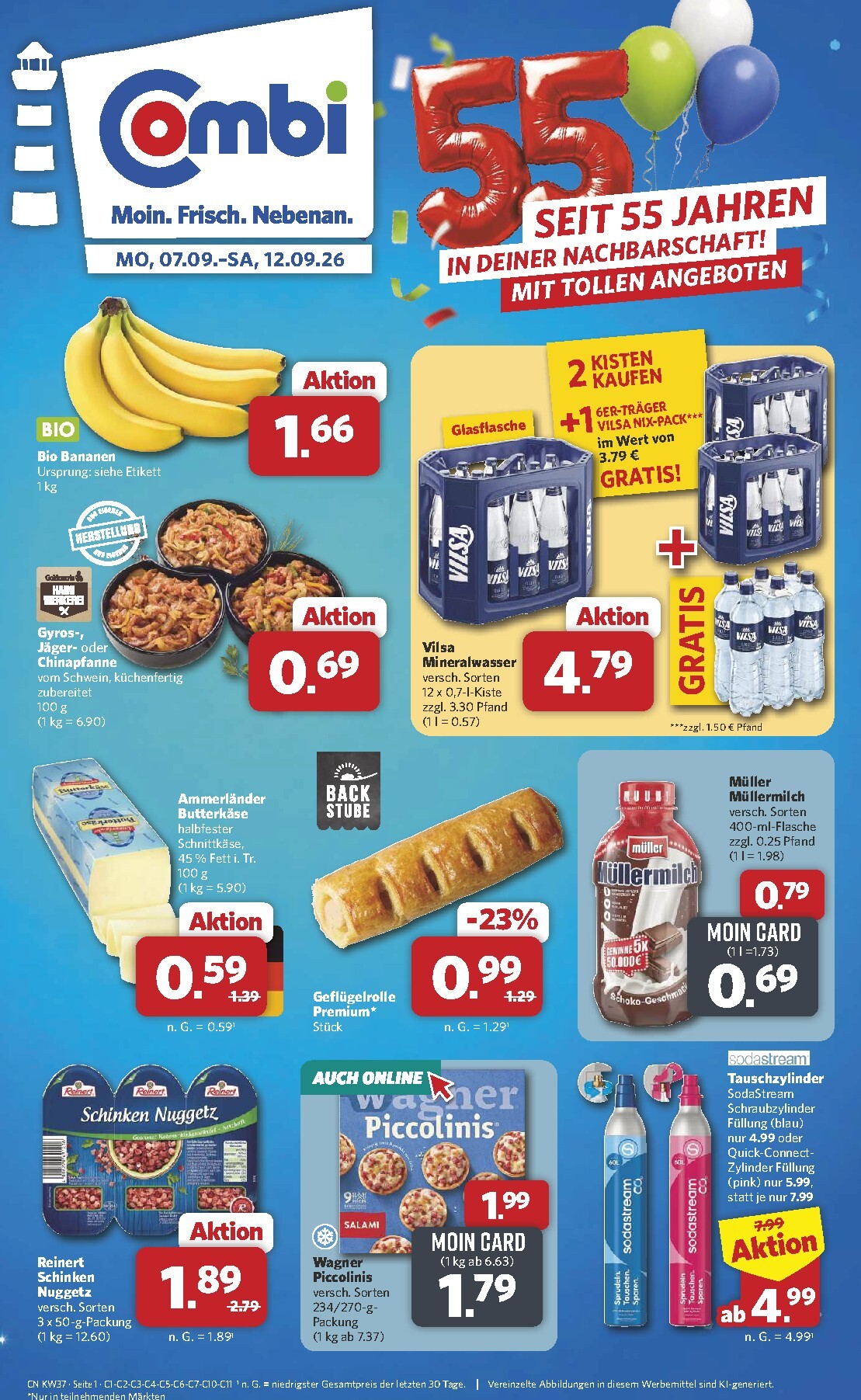 Combi Prospekt – von Montag 07.09.2026 bis Samstag 12.09.2026