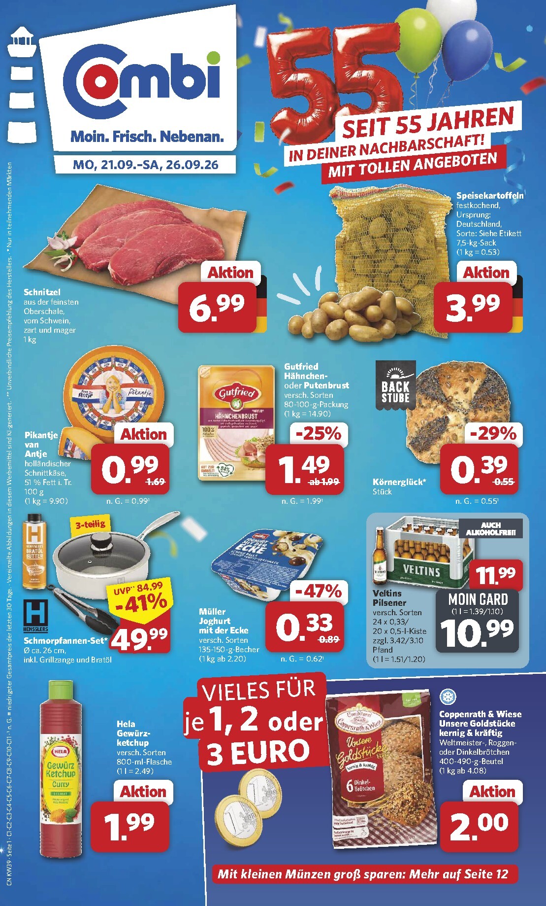 Combi Prospekt nächste Woche – von Montag 21.09.2026 bis Samstag 26.09.2026