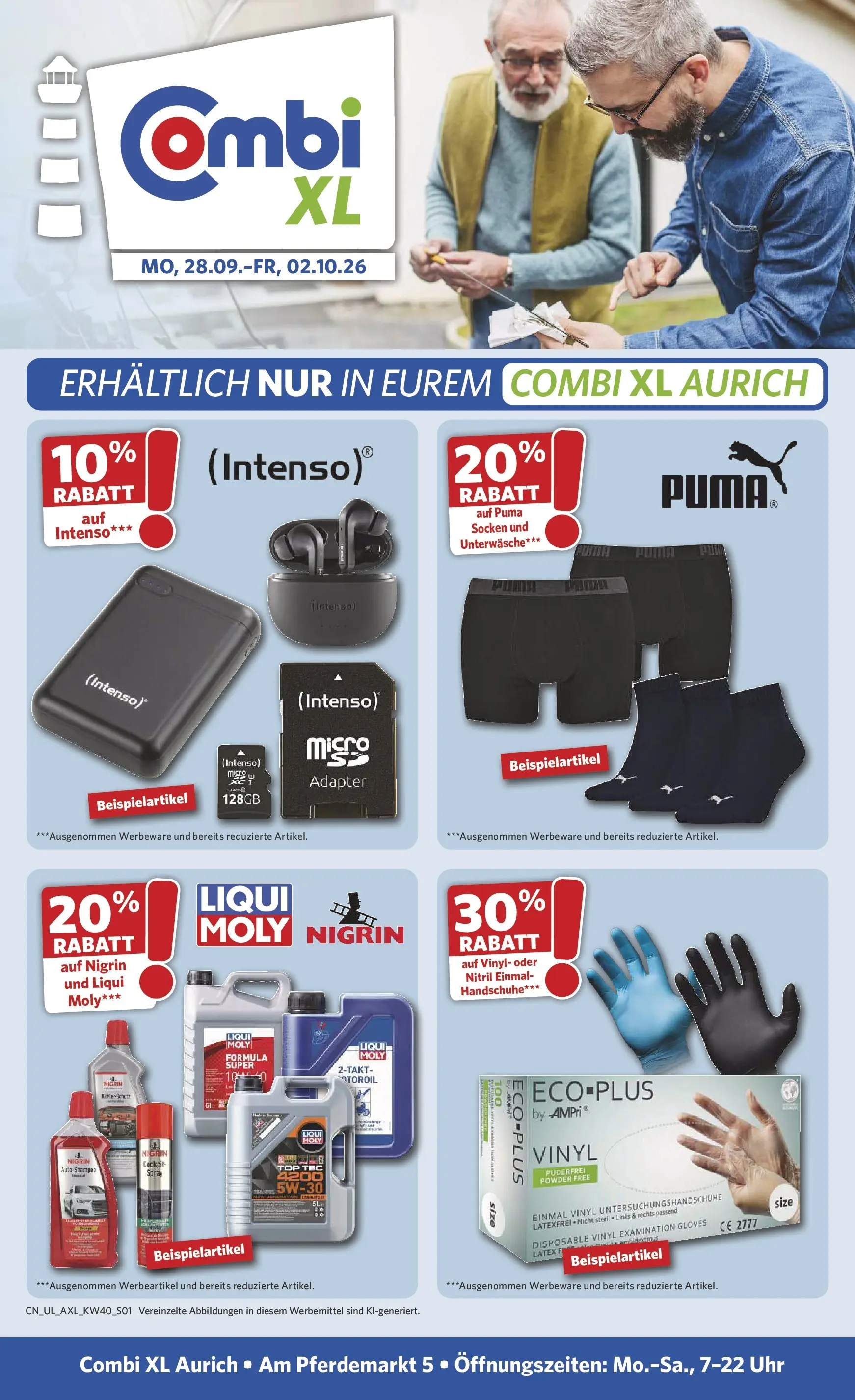Combi XL Prospekt – von Montag 28.09.2026 bis Freitag 02.10.2026