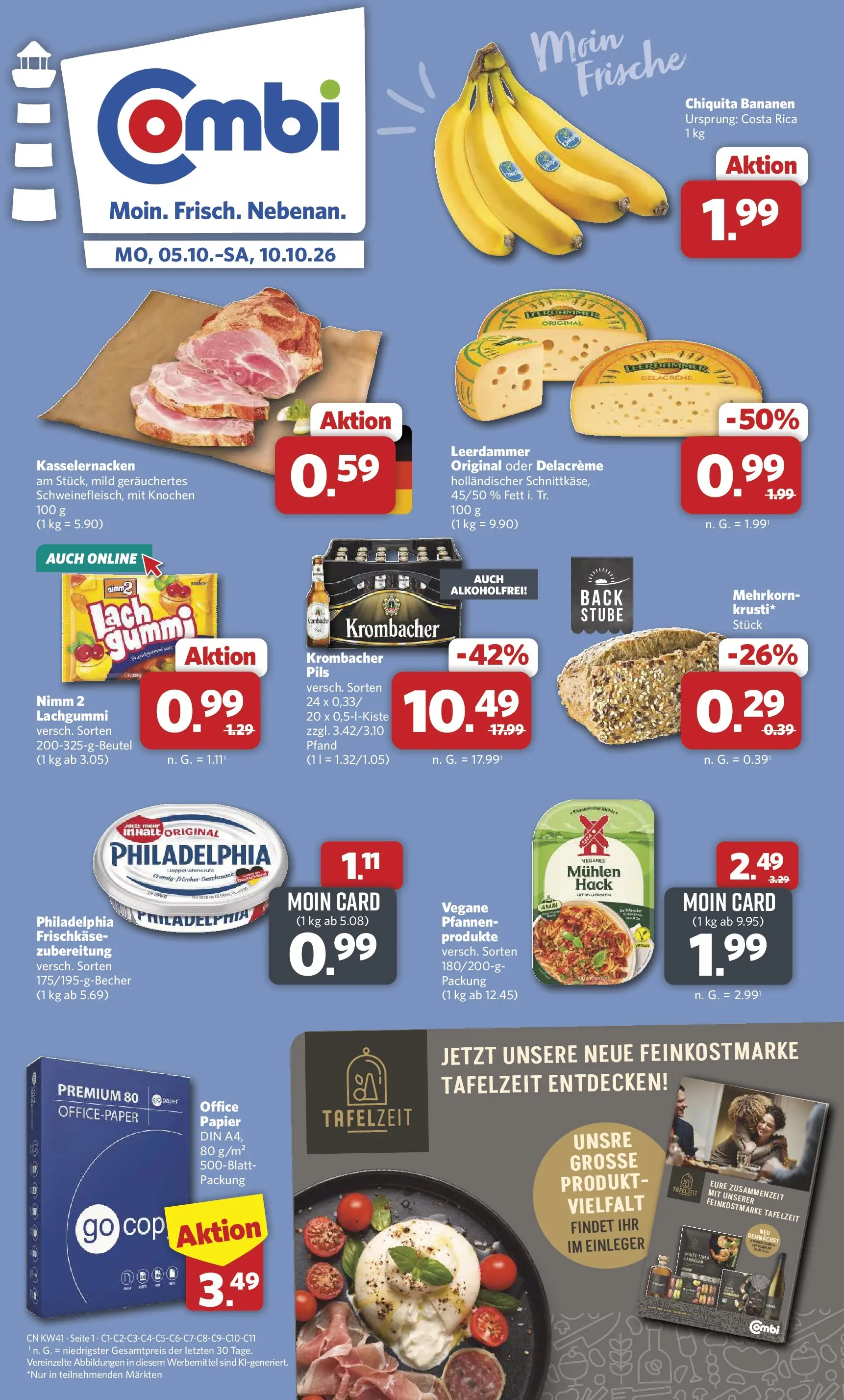 Combi Prospekt – von Montag 05.10.2026 bis Samstag 10.10.2026