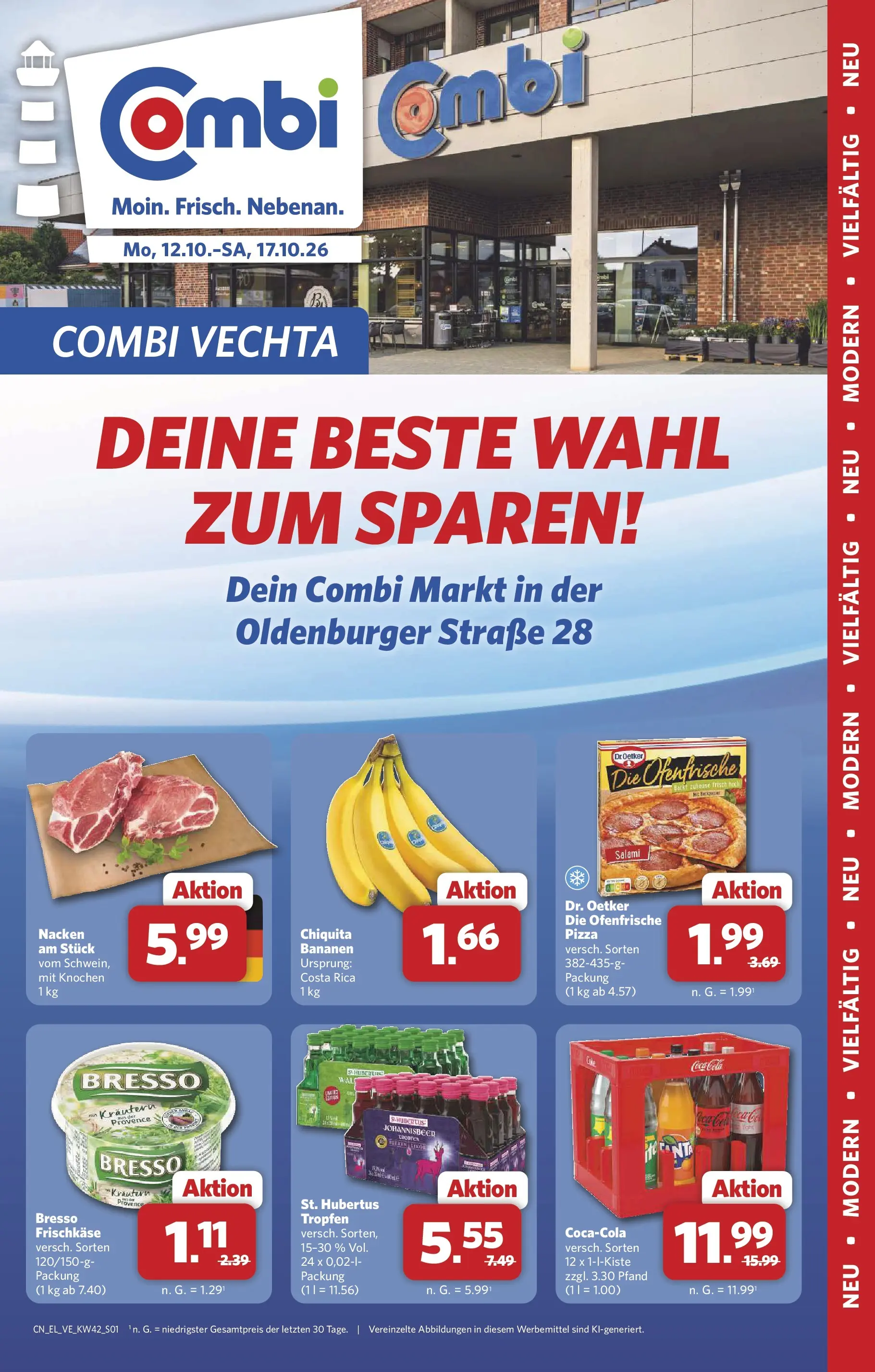 Combi - Vechta Prospekt – von Montag 12.10.2026 bis Samstag 17.10.2026