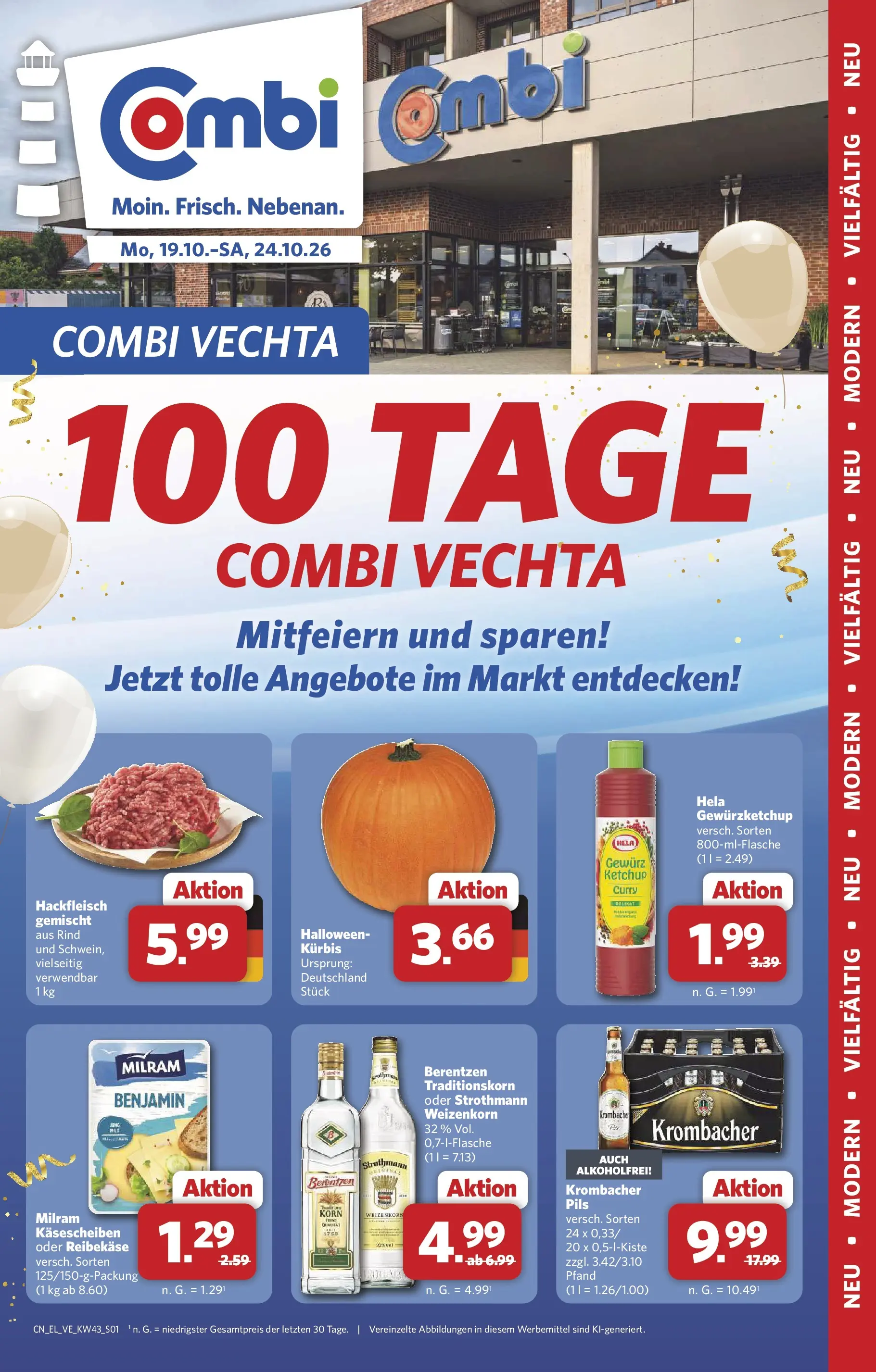 Combi - Unsere Combi Wochenangebote Prospekt – von Montag 19.10.2026 bis Samstag 24.10.2026