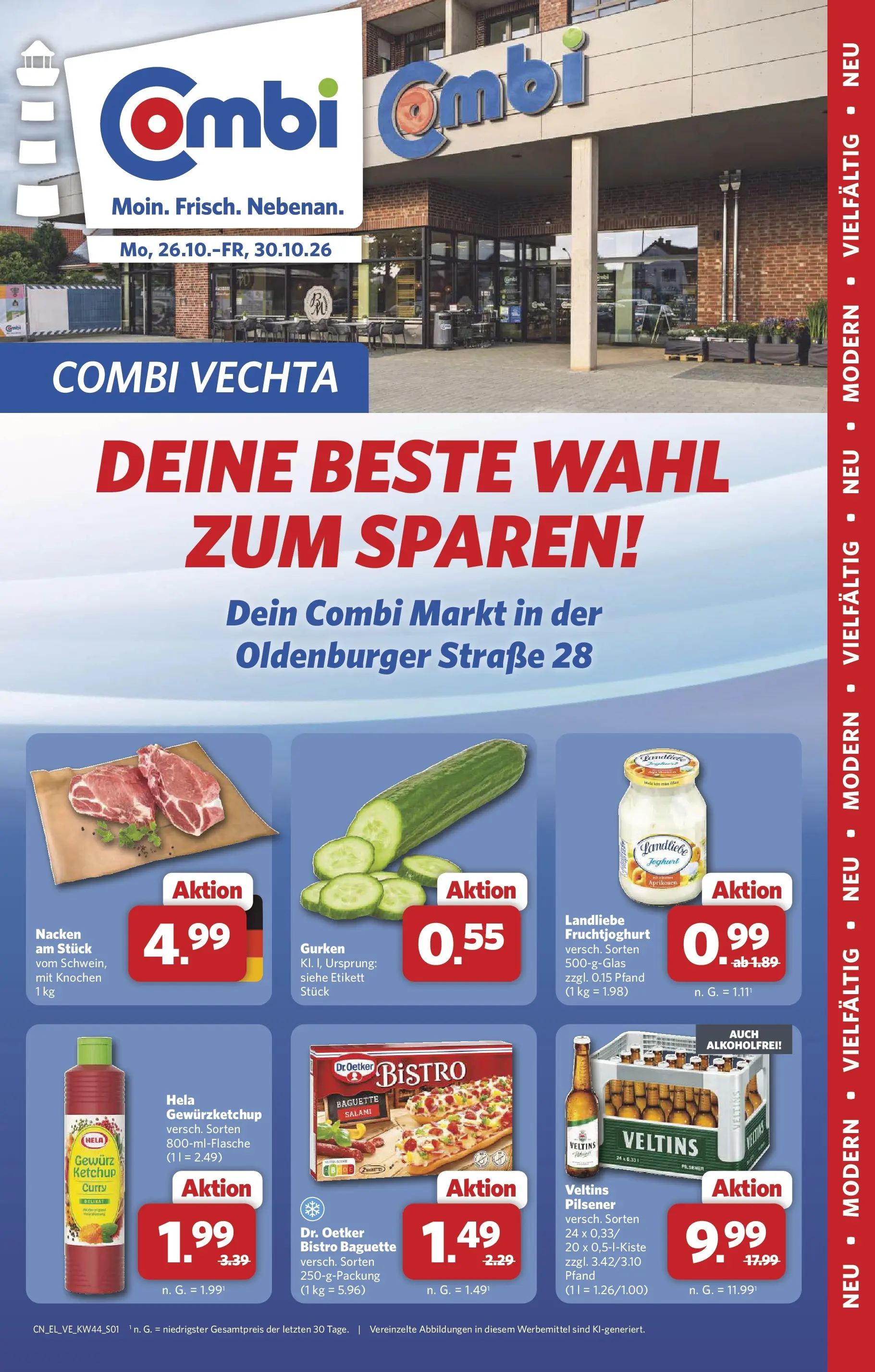 Combi - Vechta Prospekt – von Montag 26.10.2026 bis Freitag 30.10.2026
