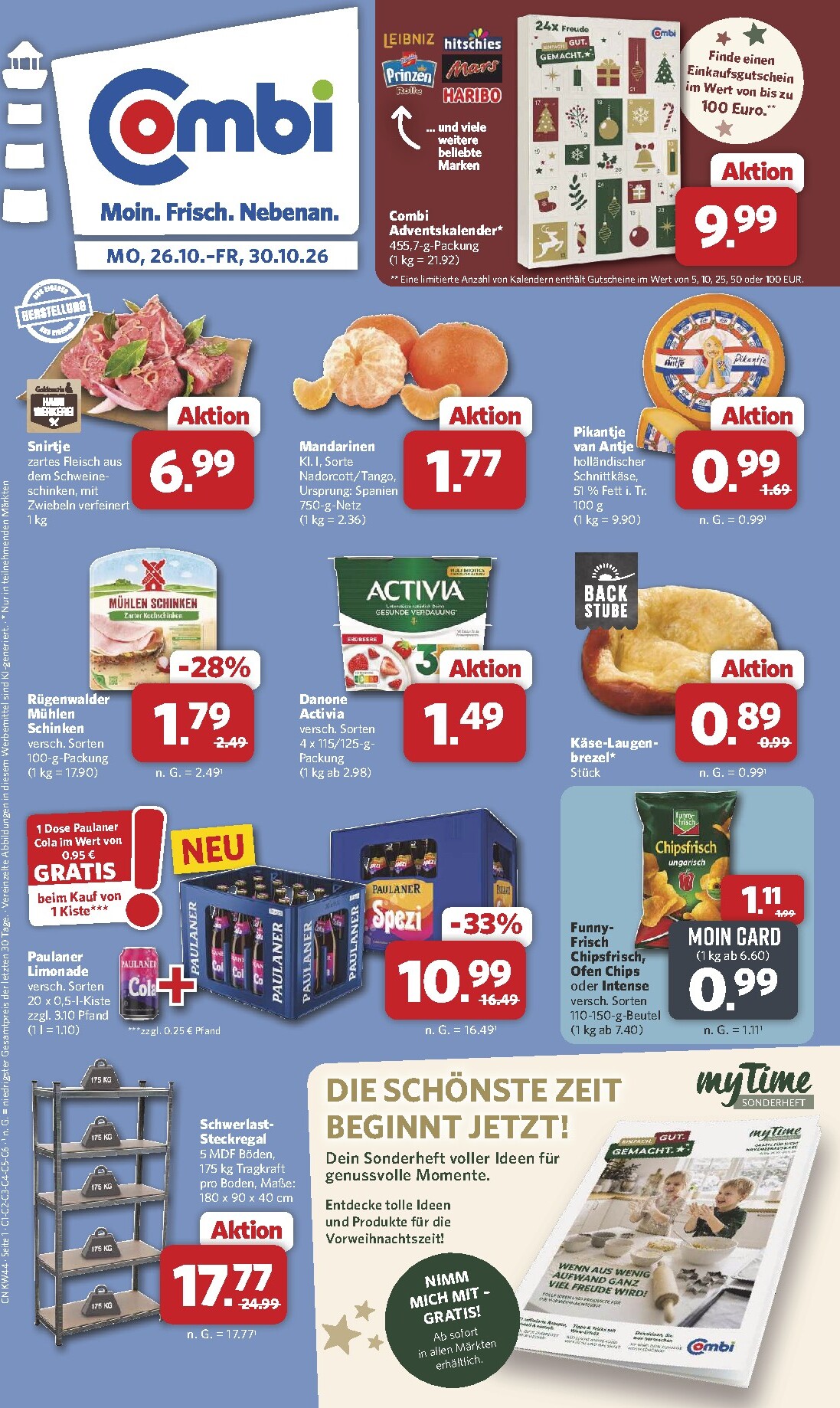 Combi Prospekt – von Montag 26.10.2026 bis Freitag 30.10.2026