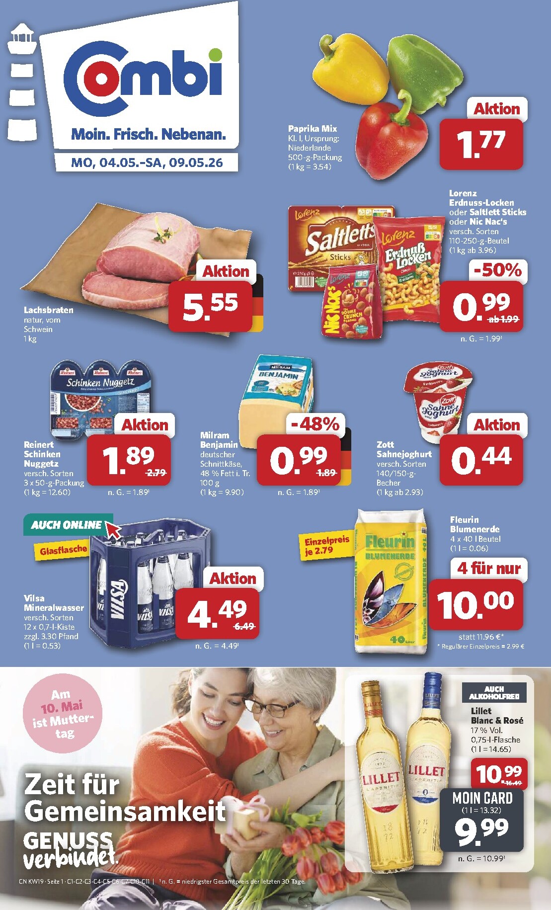 Combi Prospekt nächste Woche – von Montag 04.05.2026 bis Samstag 09.05.2026