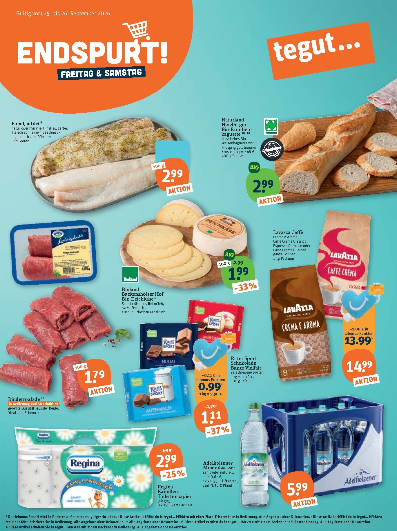 Tegut Prospekt nächste Woche – von Montag 21.09.2026 bis Samstag 26.09.2026