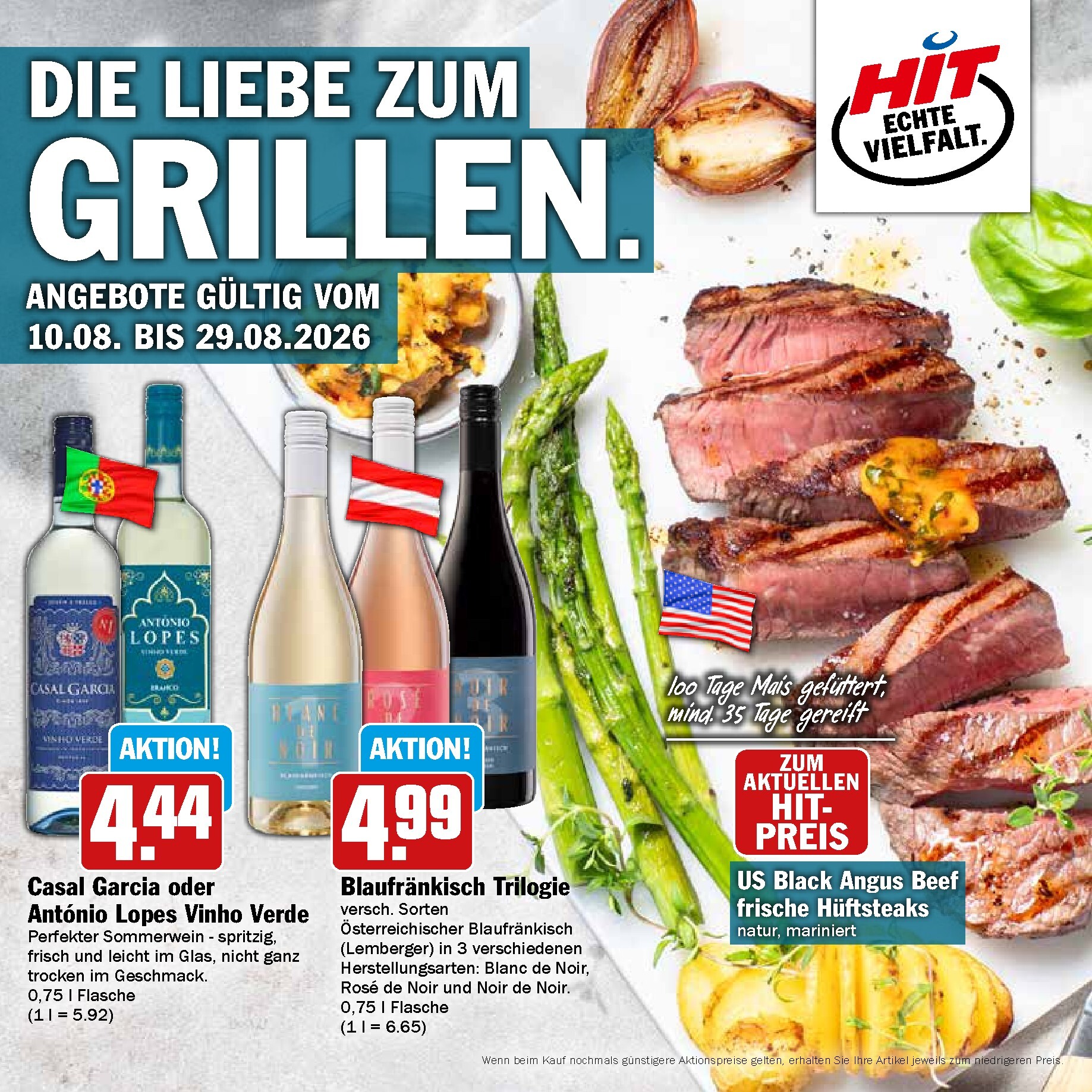 Hit - Grillen Prospekt nächste Woche – von Montag 10.08.2026 bis Samstag 29.08.2026