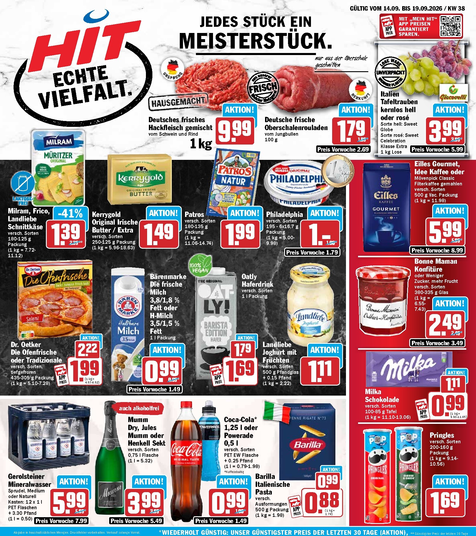 Hit Prospekt nächste Woche – von Montag 14.09.2026 bis Samstag 19.09.2026