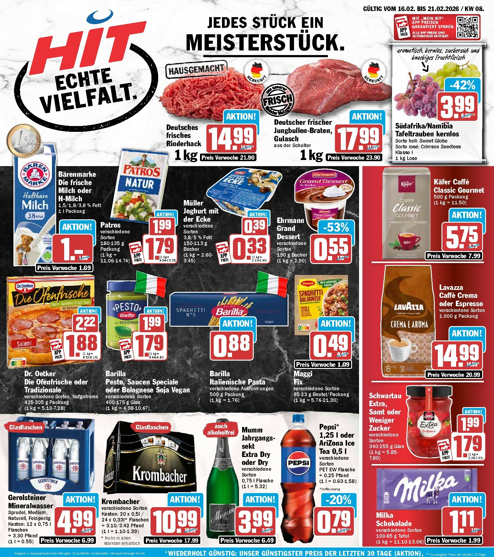 Hit-Prospekt gültig vom 16.02.2026 bis 21.02.2026