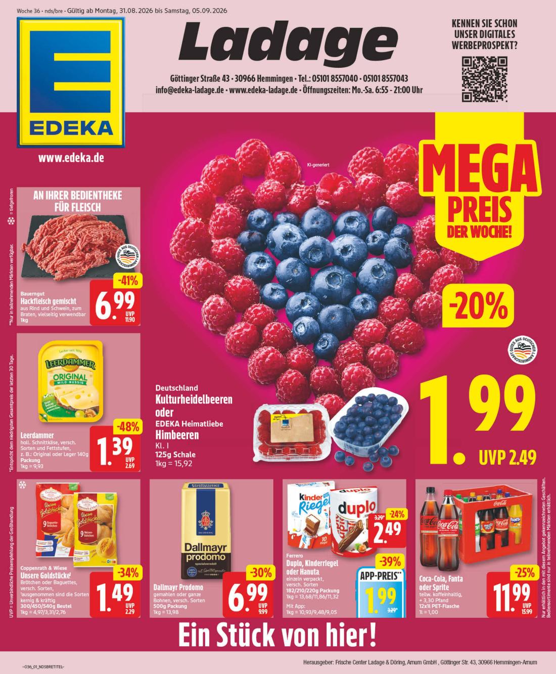 NP - Hemmingen Prospekt nächste Woche – von Montag 31.08.2026 bis Samstag 05.09.2026