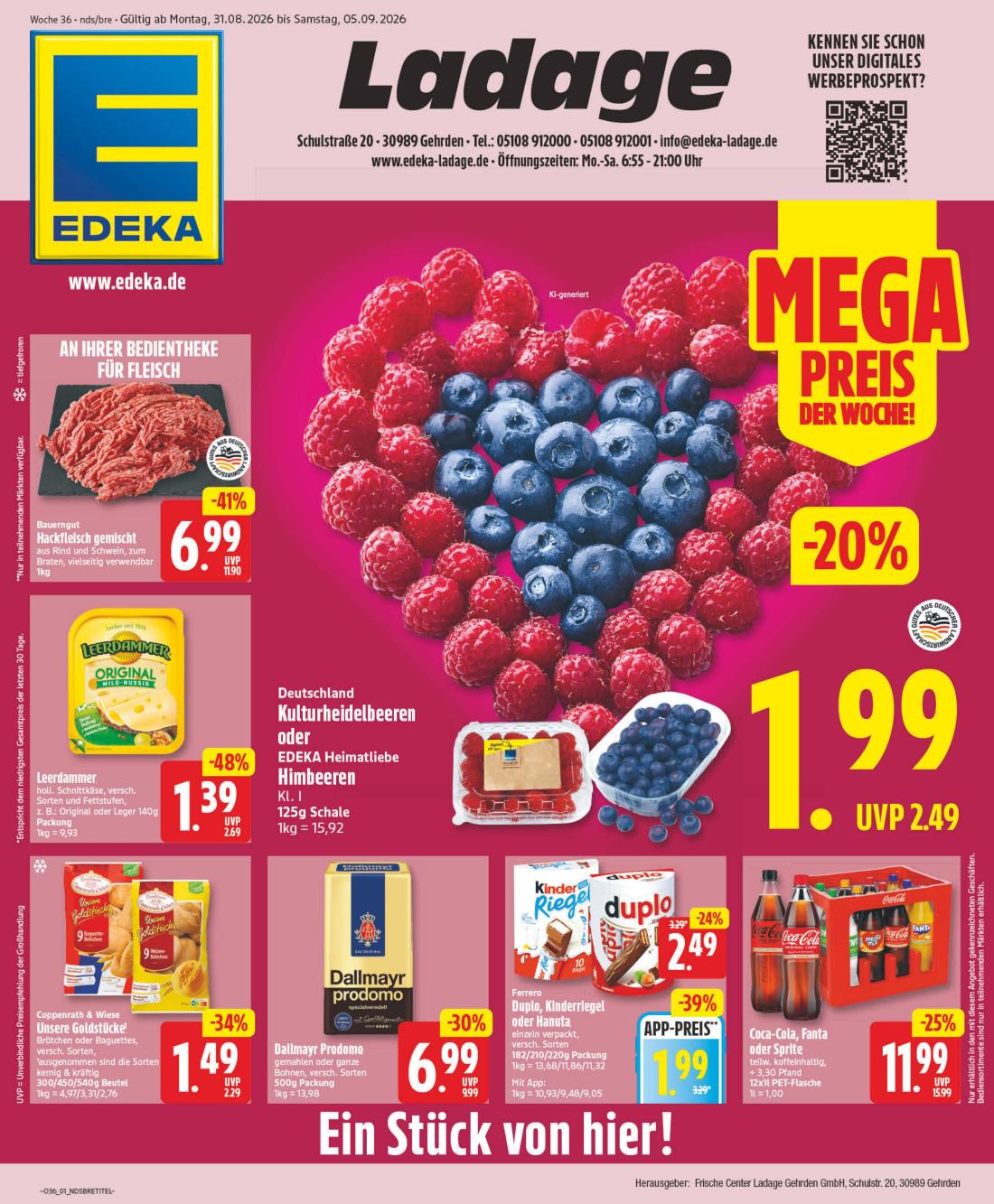 NP - Gehrden Prospekt nächste Woche – von Montag 31.08.2026 bis Samstag 05.09.2026