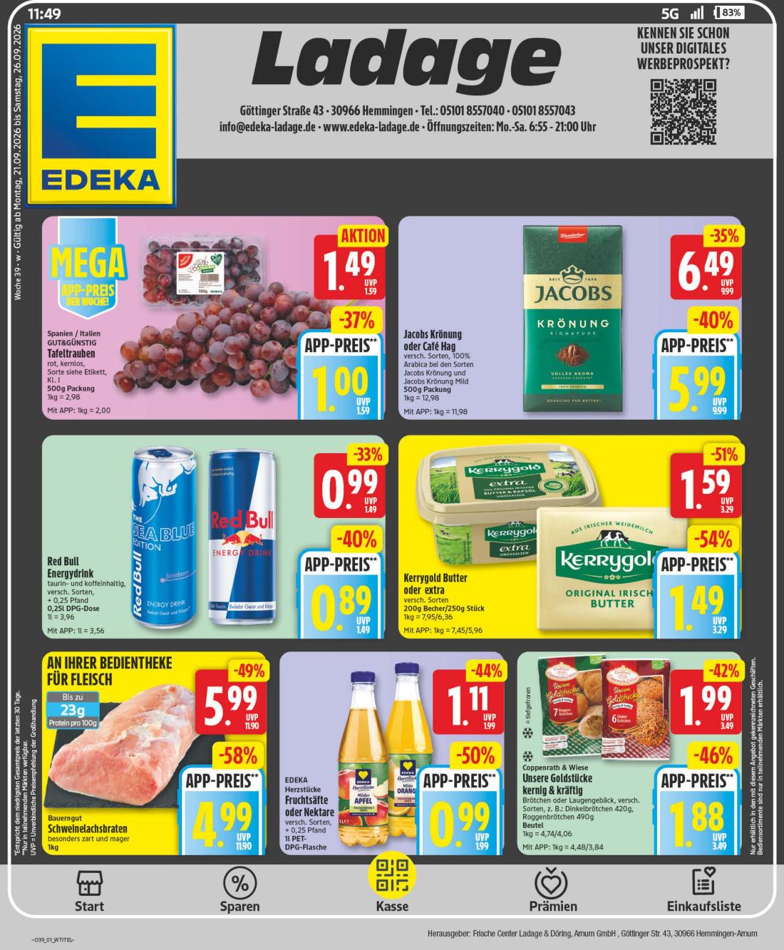 NP - Hemmingen Prospekt nächste Woche – von Montag 21.09.2026 bis Samstag 26.09.2026