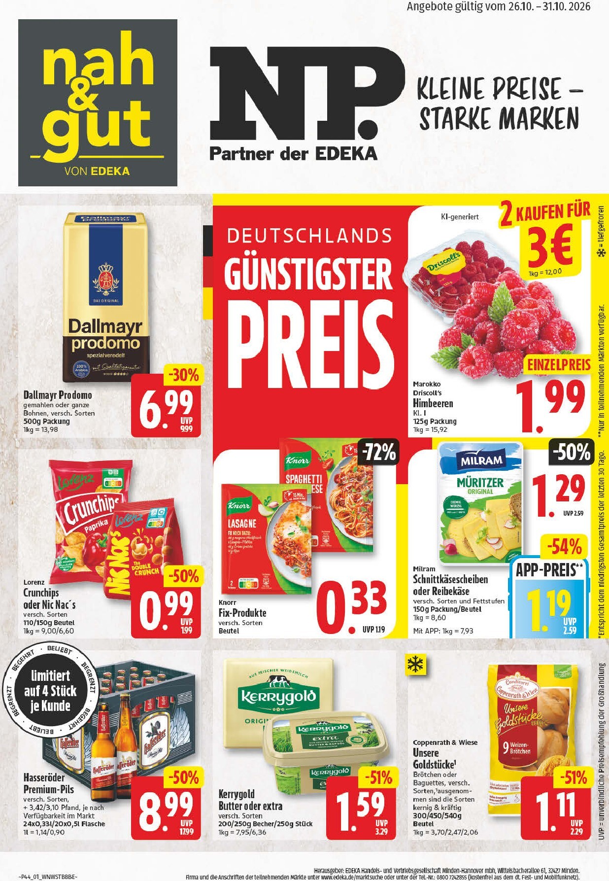 NP Prospekt nächste Woche – von Montag 26.10.2026 bis Samstag 31.10.2026