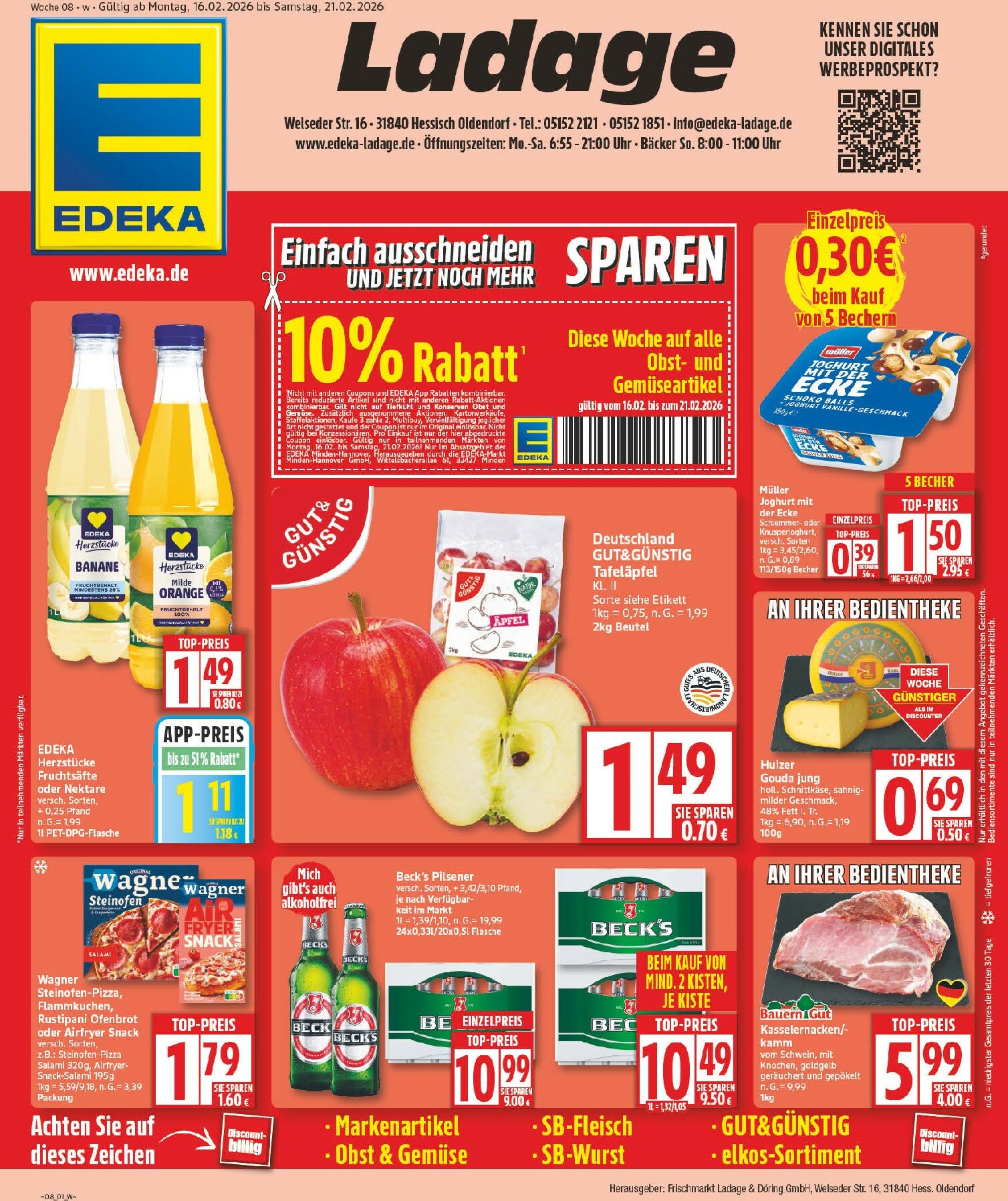 NP - Edeka - Hessisch Oldendorf-Prospekt gültig vom 16.02.2026 bis 21.02.2026