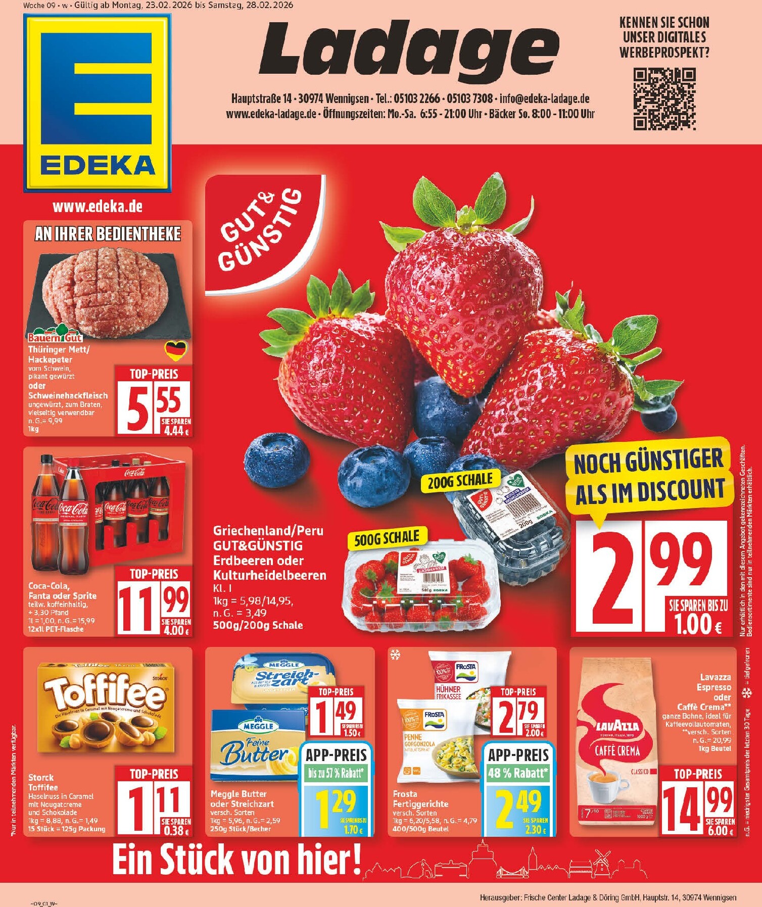 NP - Edeka - Wenningsen-Prospekt gültig vom 23.02.2026 bis 28.02.2026