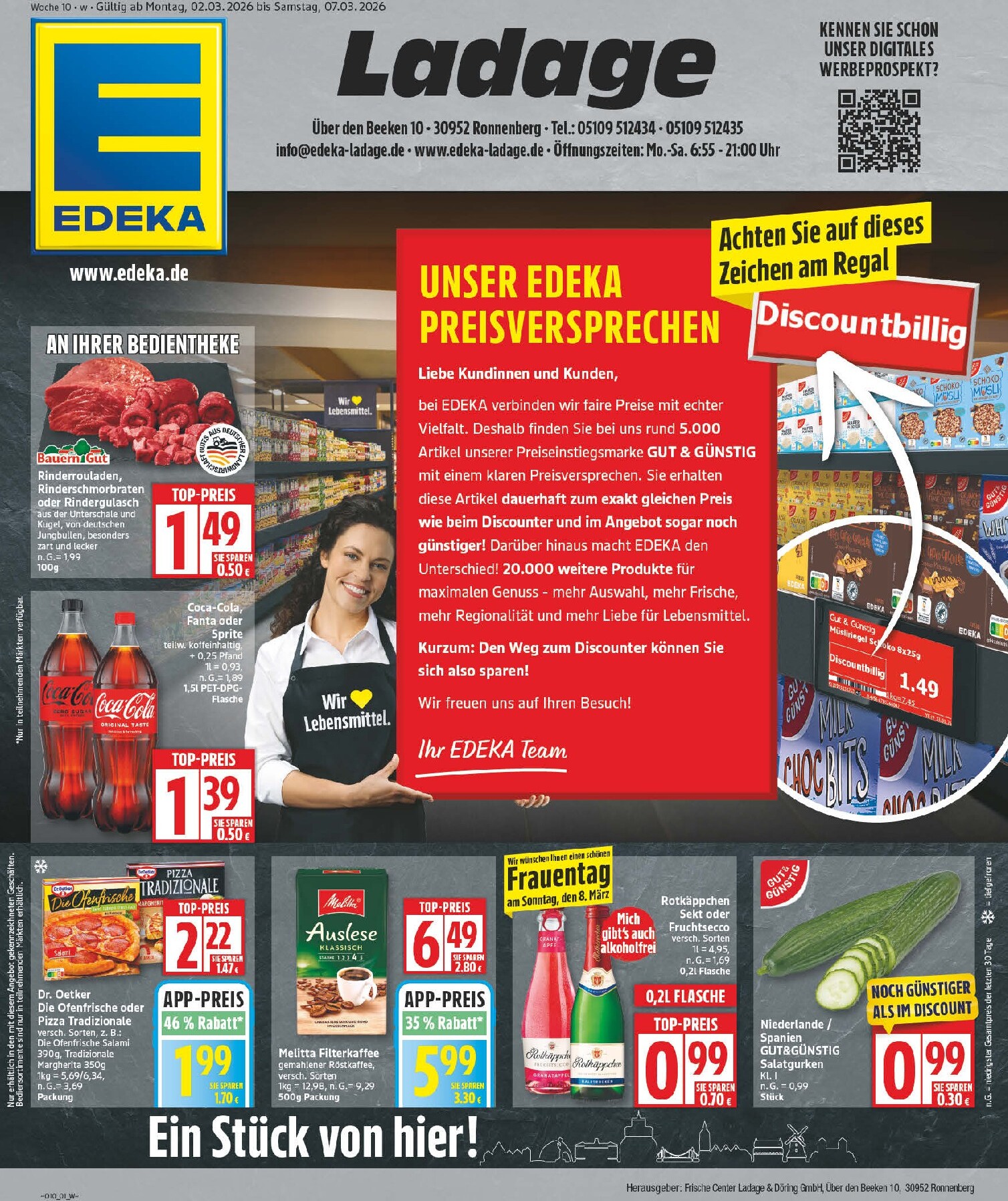 NP - Edeka - Ronnenberg-Prospekt gültig vom 02.03.2026 bis 07.03.2026