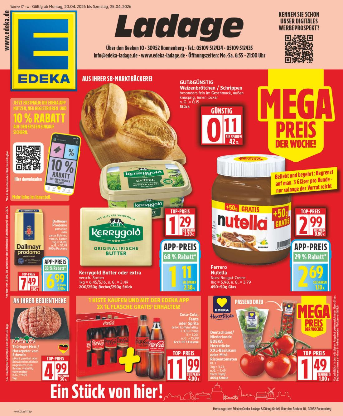 NP - Ronnenberg Prospekt nächste Woche – von Montag 20.04.2026 bis Samstag 25.04.2026