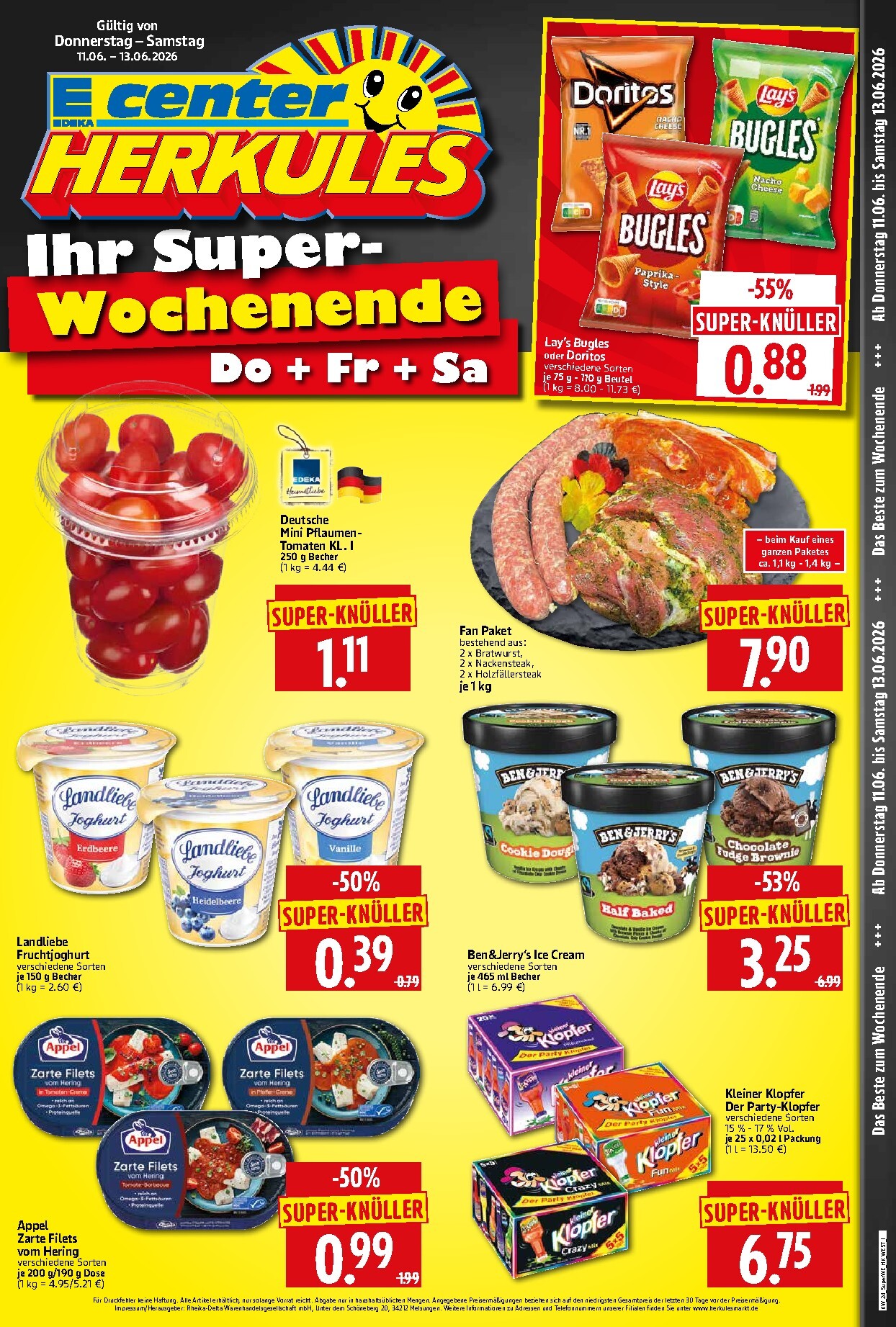 Neuer Herkules - Sonderbeilage Prospekt – von Donnerstag 11.06.2026 bis Samstag 13.06.2026