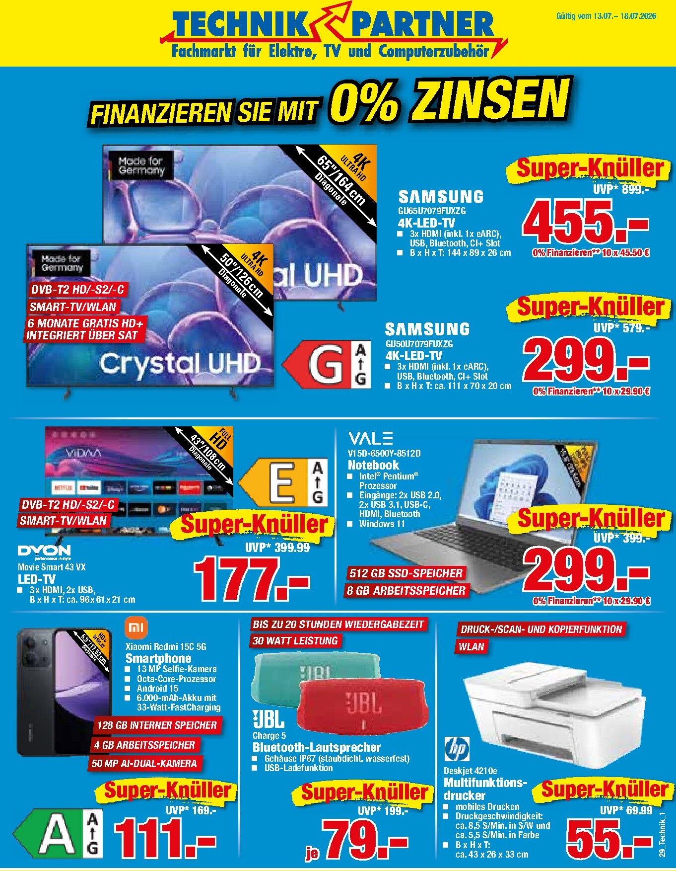 Herkules - Technik Partner Prospekt nächste Woche – von Montag 13.07.2026 bis Samstag 18.07.2026
