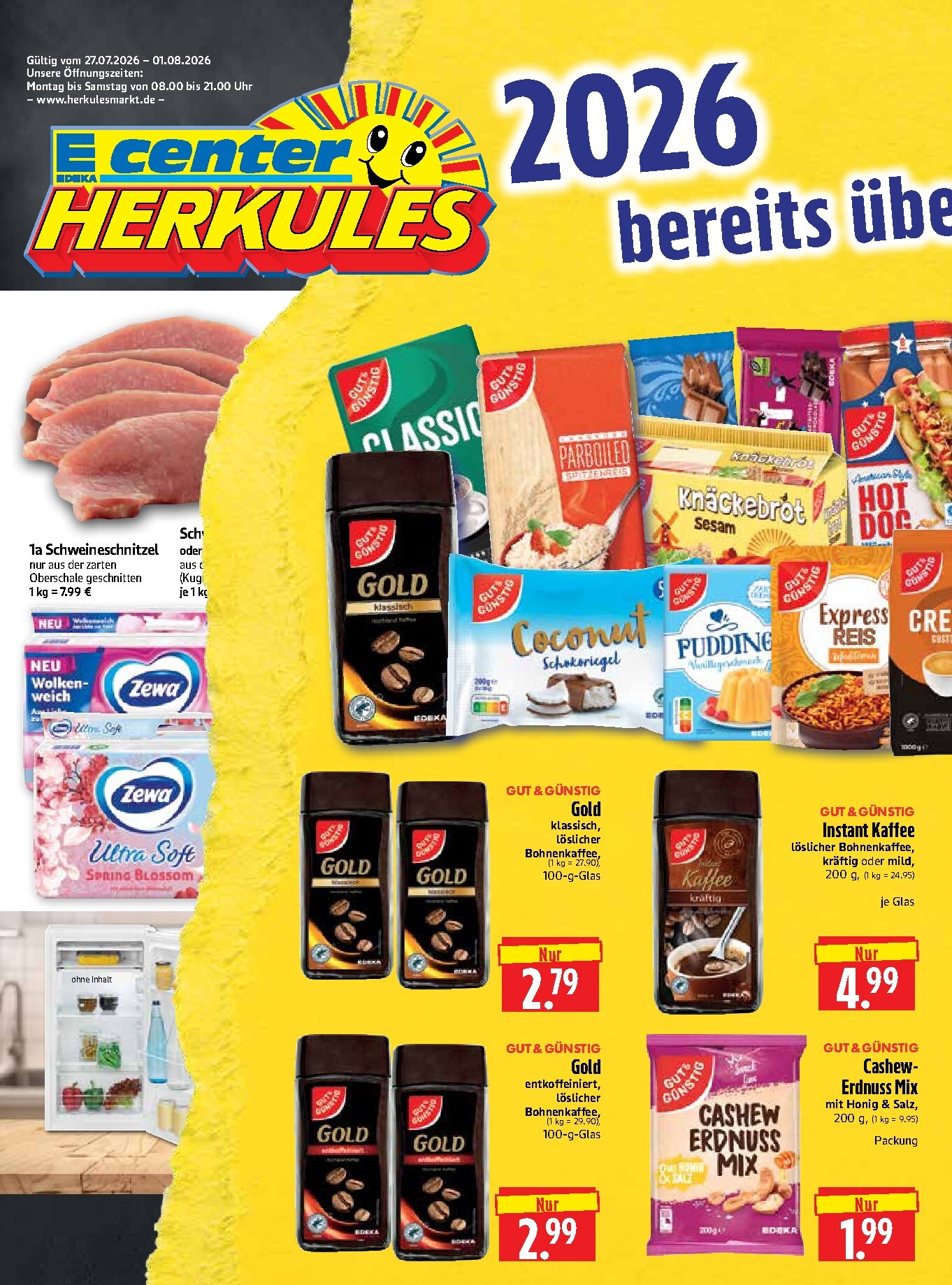 Herkules Prospekt nächste Woche – von Montag 27.07.2026 bis Samstag 01.08.2026