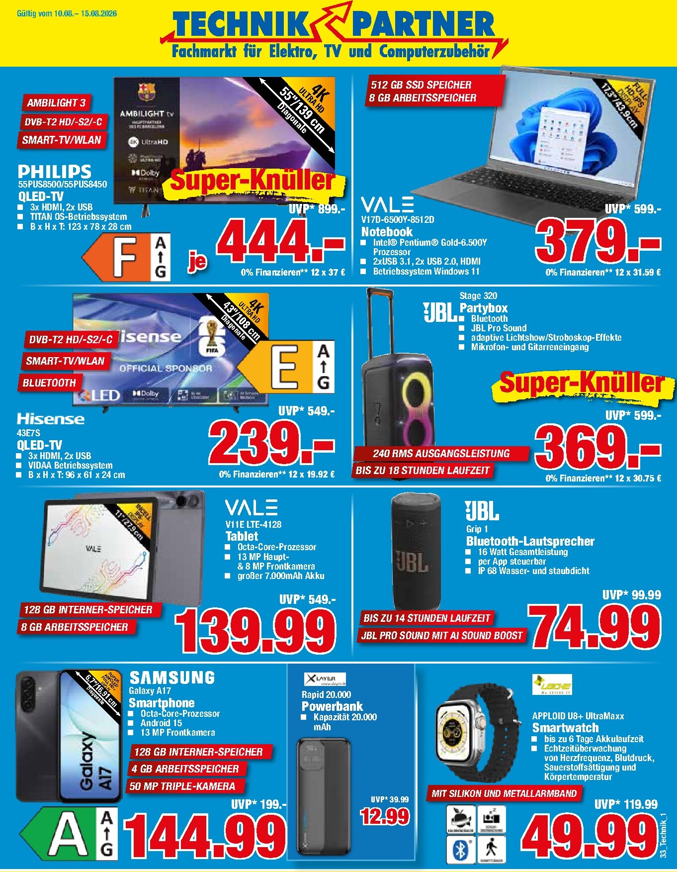 Herkules - Technik Partner Prospekt – von Montag 10.08.2026 bis Samstag 15.08.2026