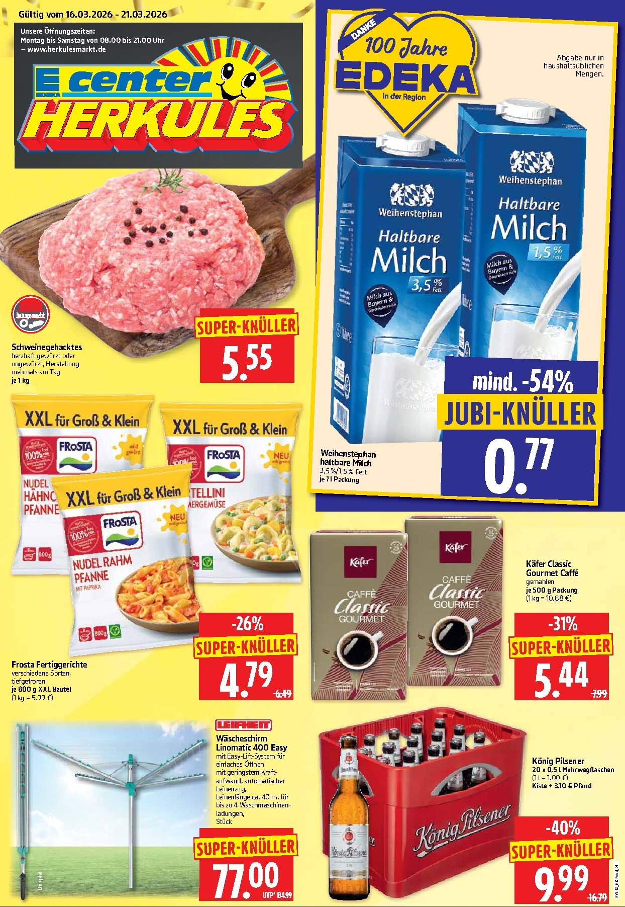 Herkules-Prospekt gültig vom 16.03.2026 bis 21.03.2026
