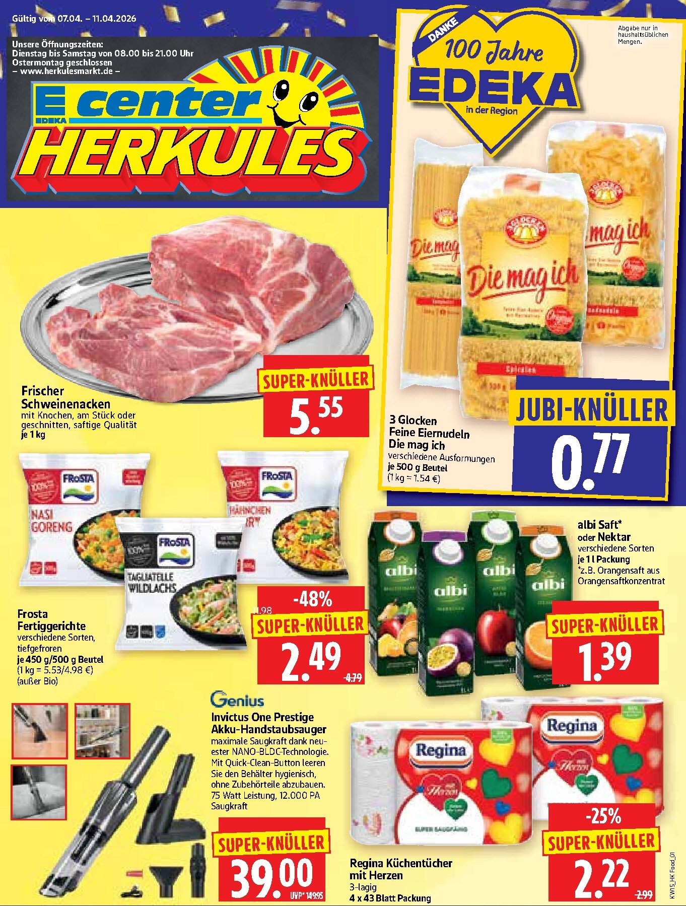 Herkules-Prospekt gültig vom 07.04.2026 bis 11.04.2026