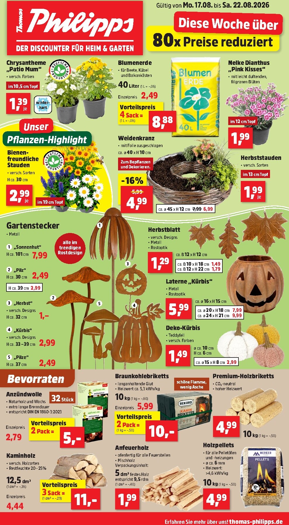 Thomas Phillips Prospekt nächste Woche – von Montag 17.08.2026 bis Samstag 22.08.2026