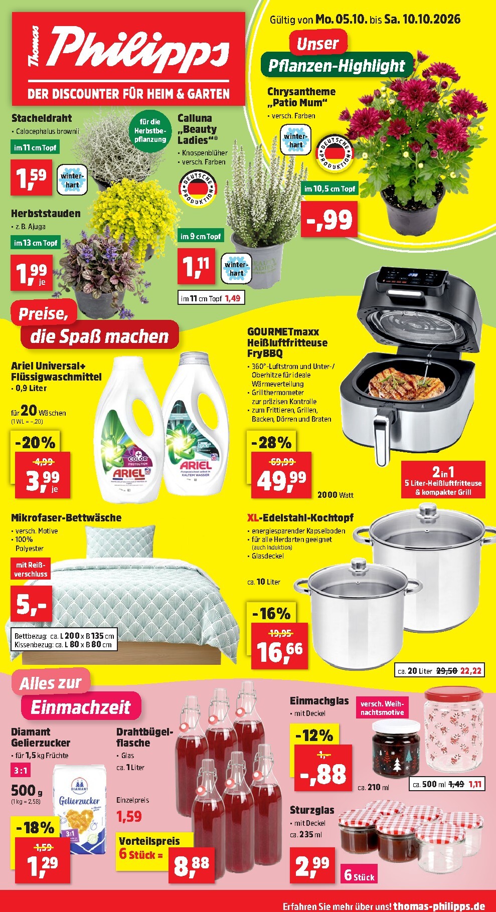 Thomas Phillips Prospekt nächste Woche – von Montag 05.10.2026 bis Samstag 10.10.2026