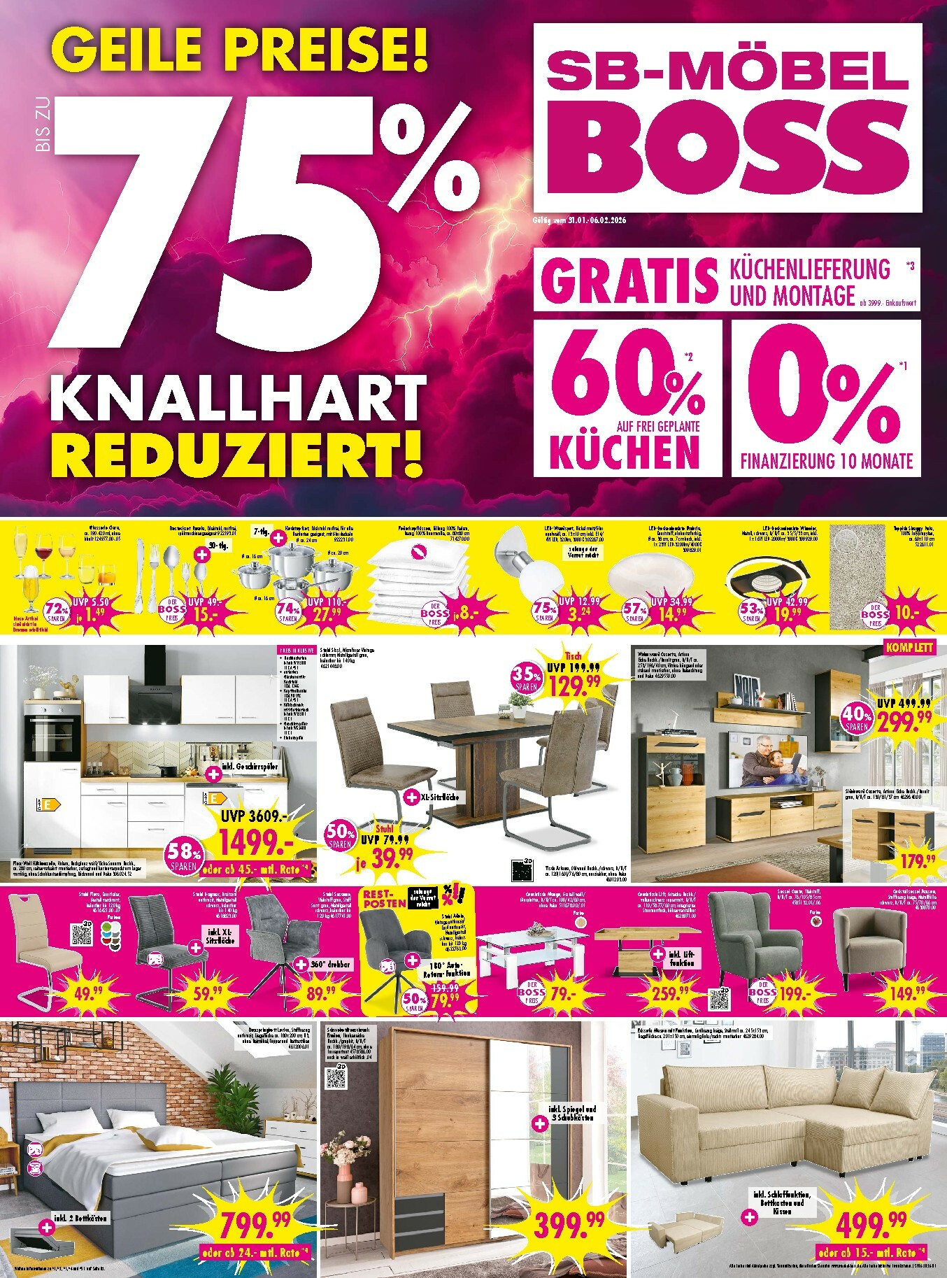 SB Möbel BOSS-Prospekt gültig vom 31.01.2026 bis 06.02.2026