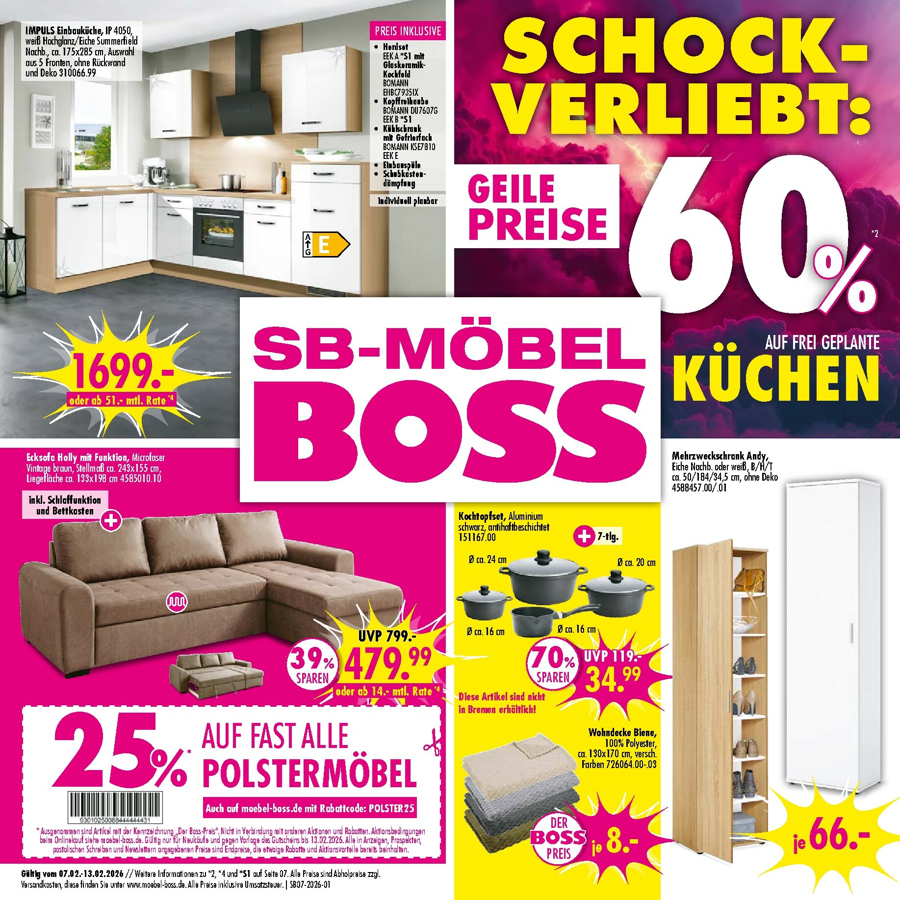 SB Möbel BOSS-Prospekt gültig vom 07.02.2026 bis 13.02.2026