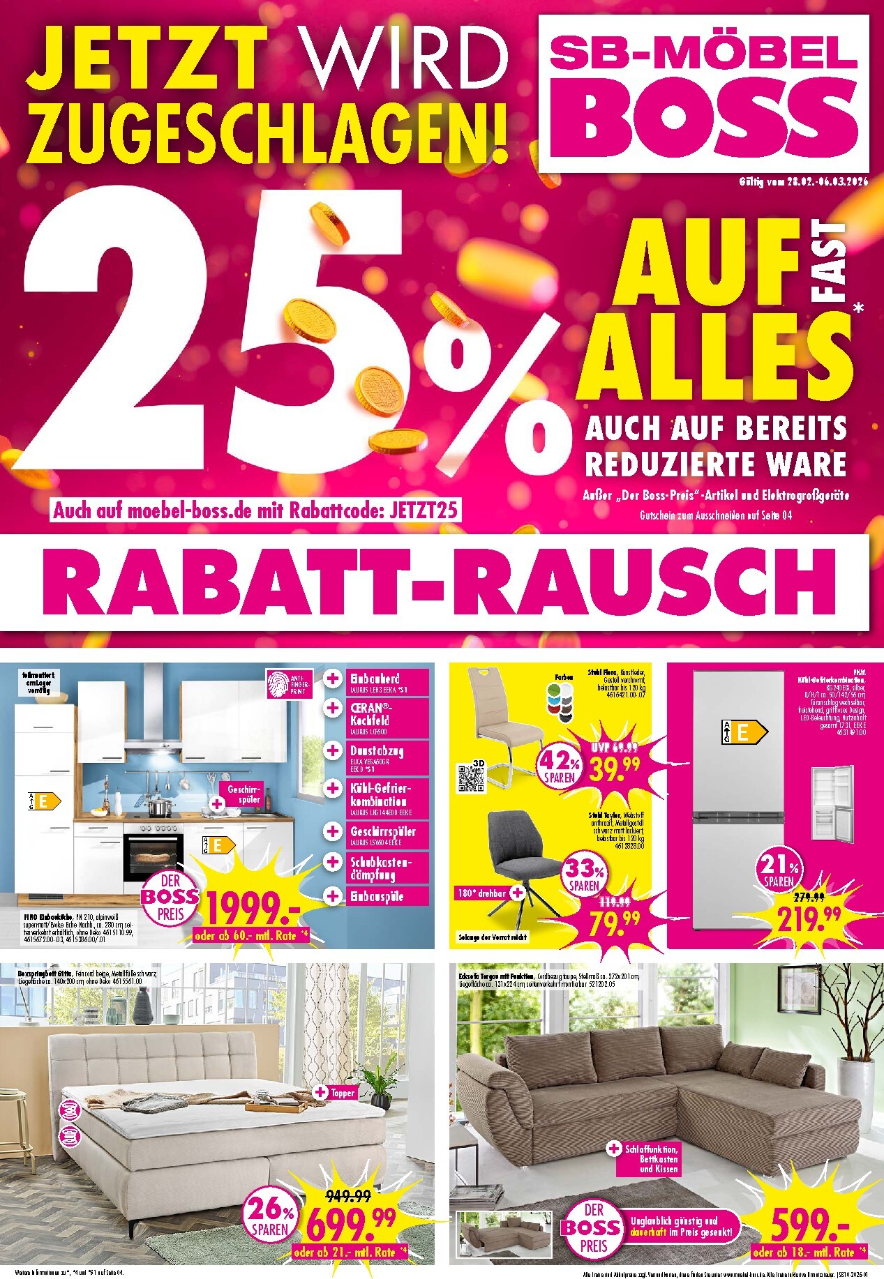 SB Möbel BOSS-Prospekt gültig vom 28.02.2026 bis 06.03.2026