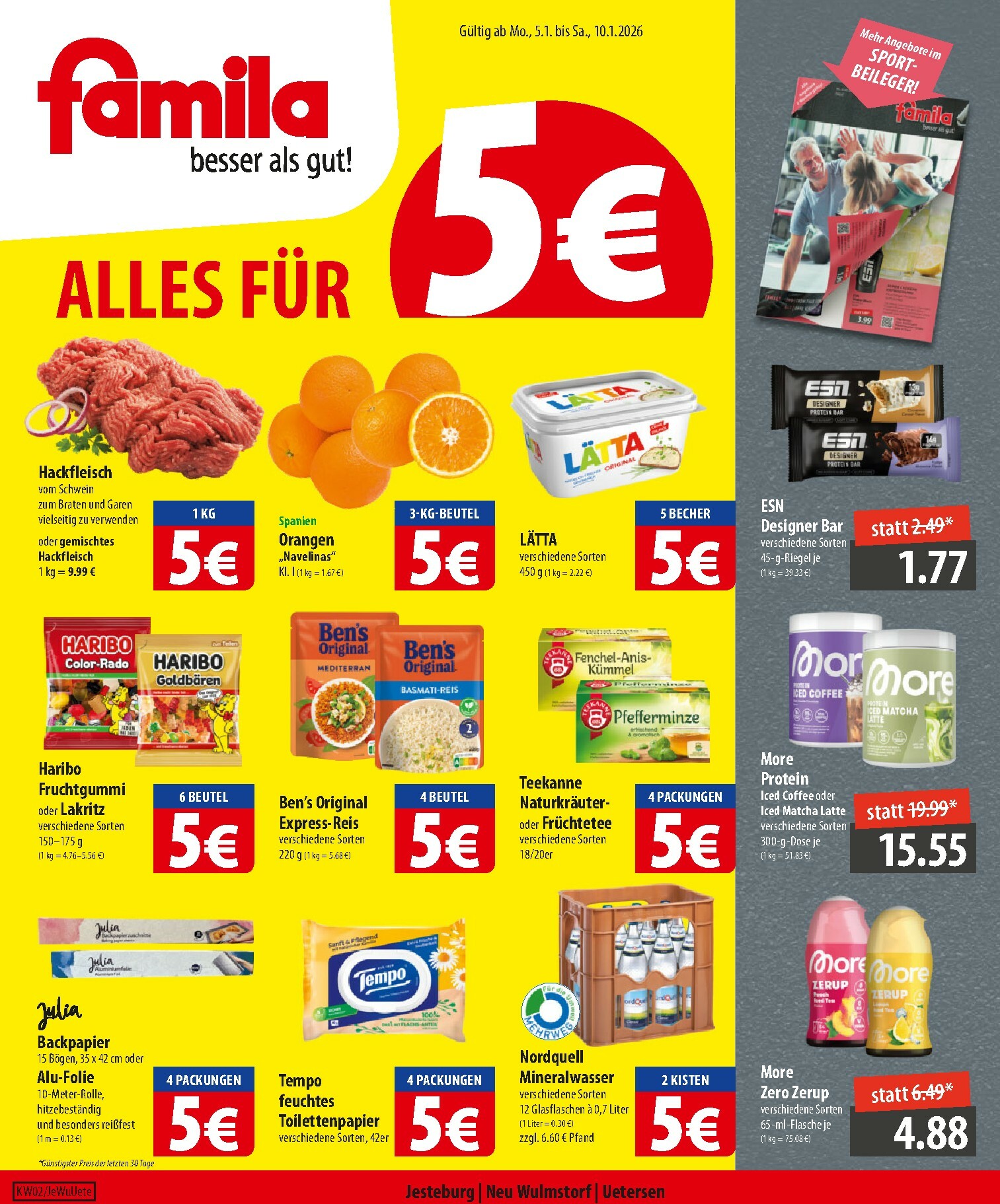 Famila Nordost-Prospekt gültig vom 05.01. bis 10.01.