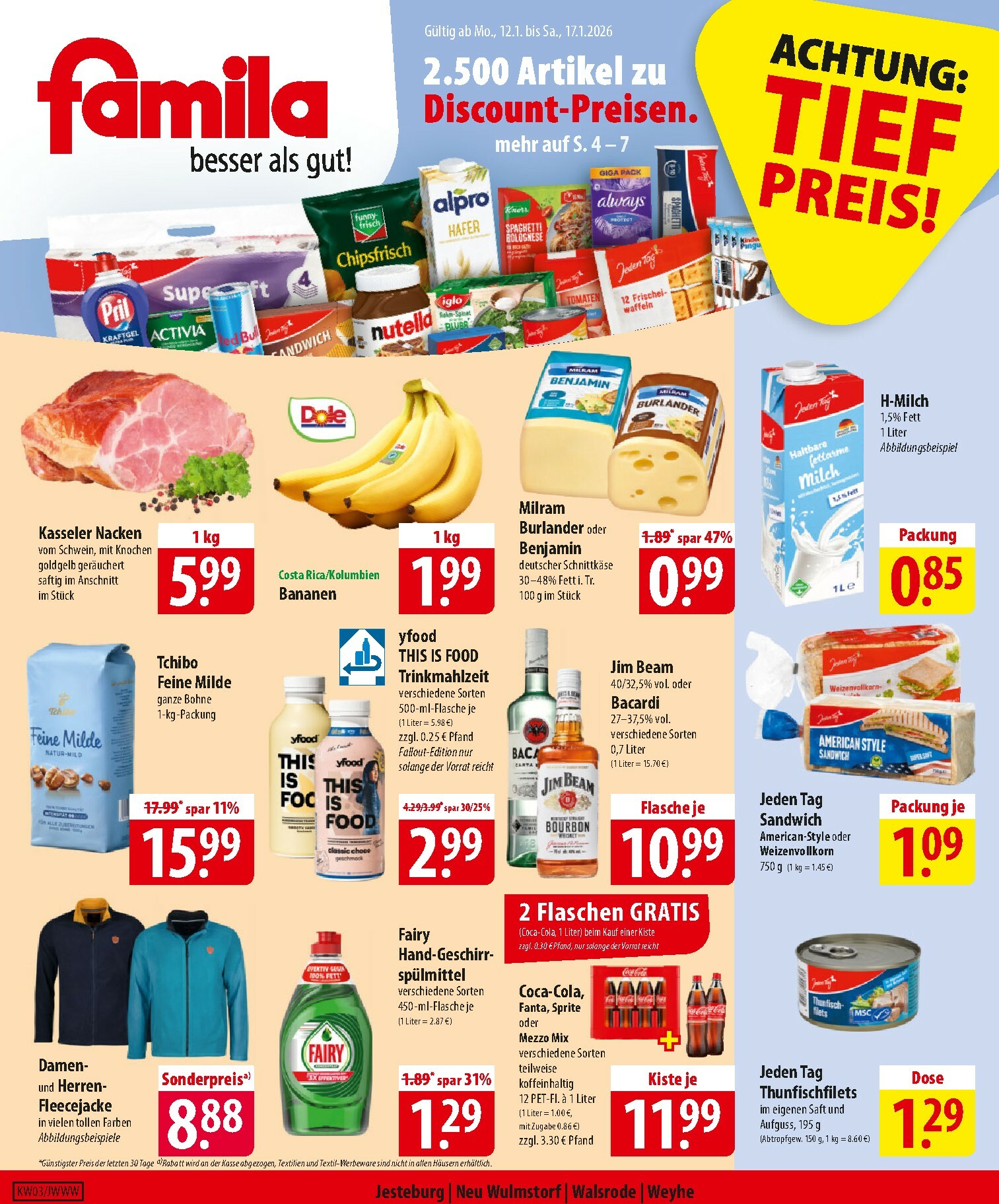 Famila Nordost-Prospekt gültig vom 12.01. bis 17.01.