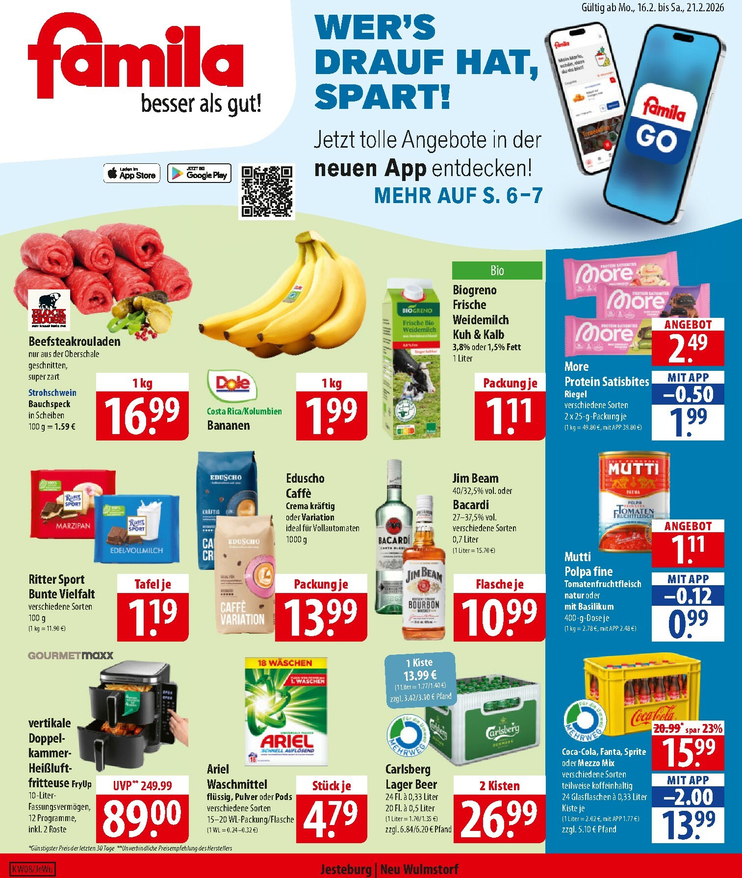Famila Nordost-Prospekt gültig vom 16.02.2026 bis 21.02.2026