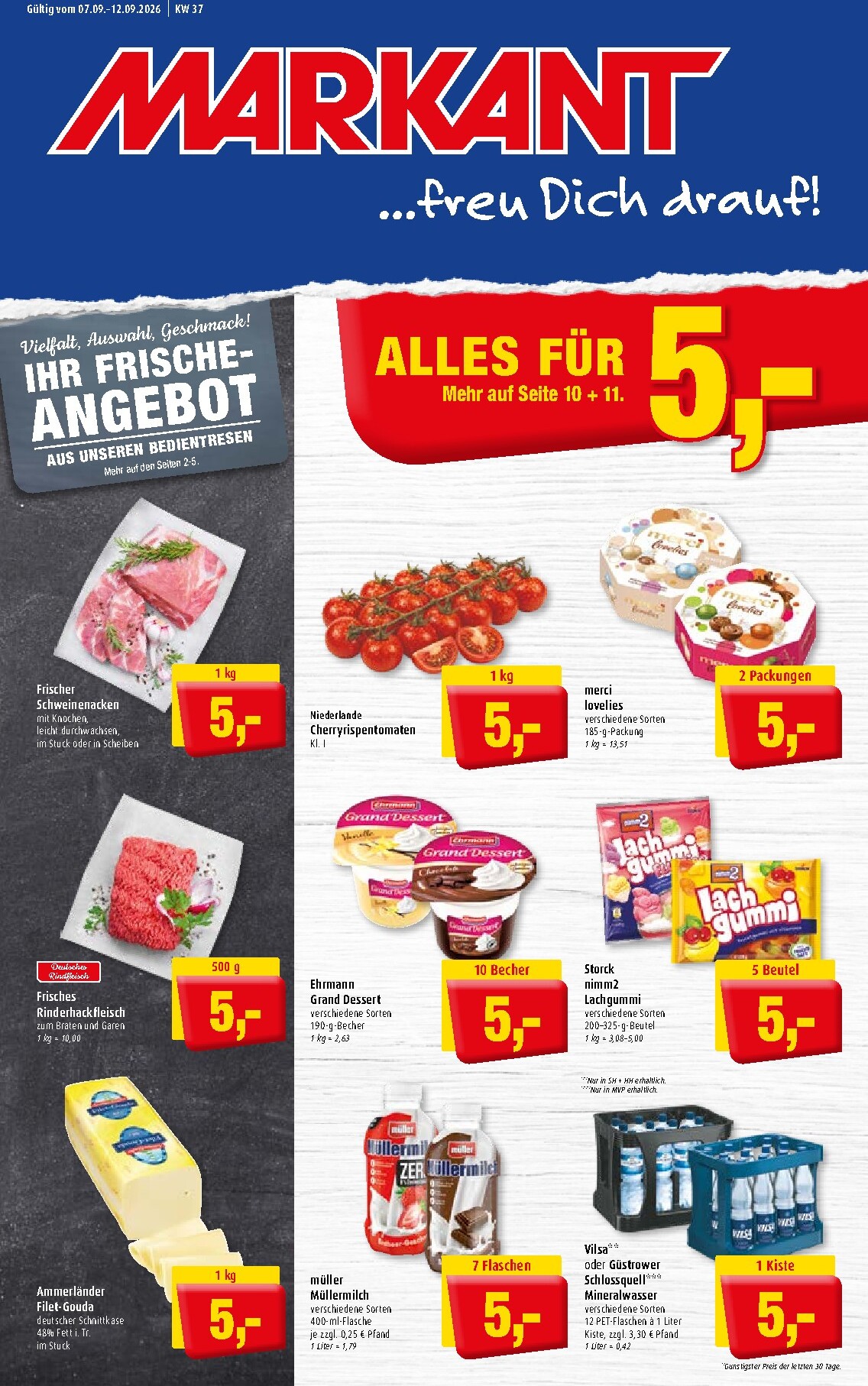 Markant Freu Dich Drauf Prospekt nächste Woche – von Montag 07.09.2026 bis Samstag 12.09.2026