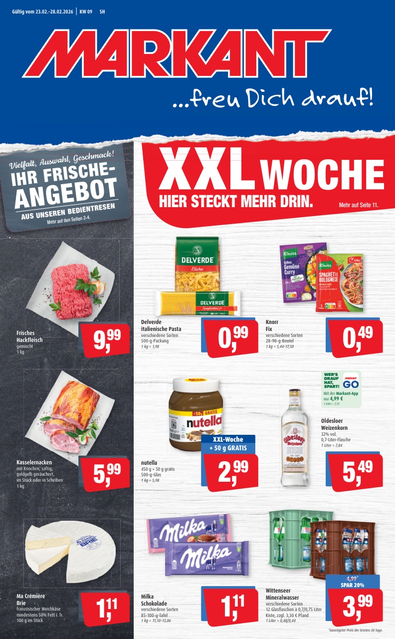 Markant Freu Dich Drauf-Prospekt gültig vom 23.02.2026 bis 28.02.2026