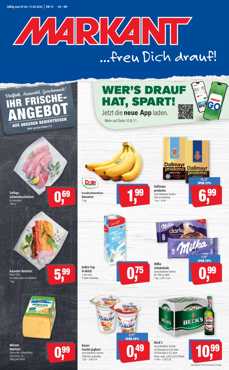 Markant Freu Dich Drauf-Prospekt gültig vom 07.04.2026 bis 11.04.2026