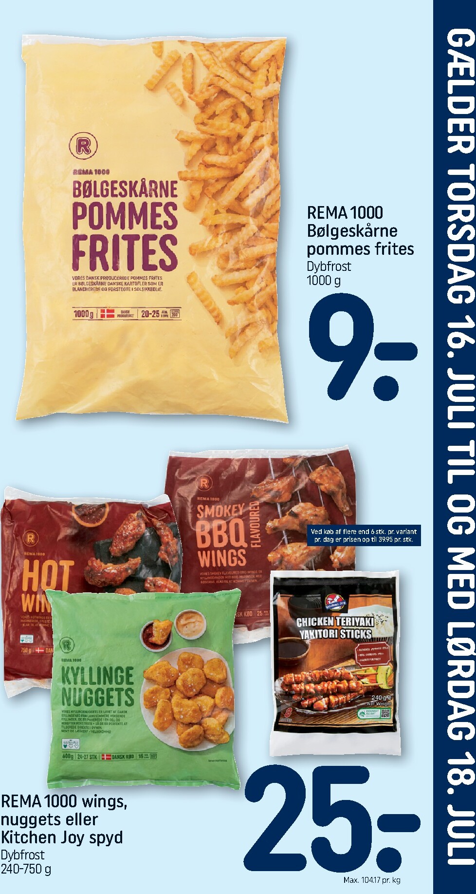 Aktuel Rema 1000 tilbudsavis fra torsdag, 16.07.2026 til lørdag, 18.07.2026