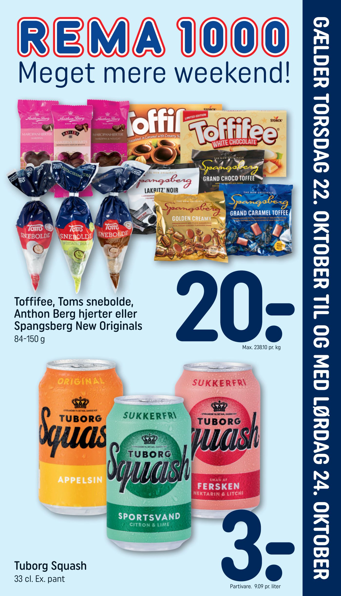Ny Rema 1000 - Weekend tilbudsavis fra torsdag, 22.10.2026 til lørdag, 24.10.2026
