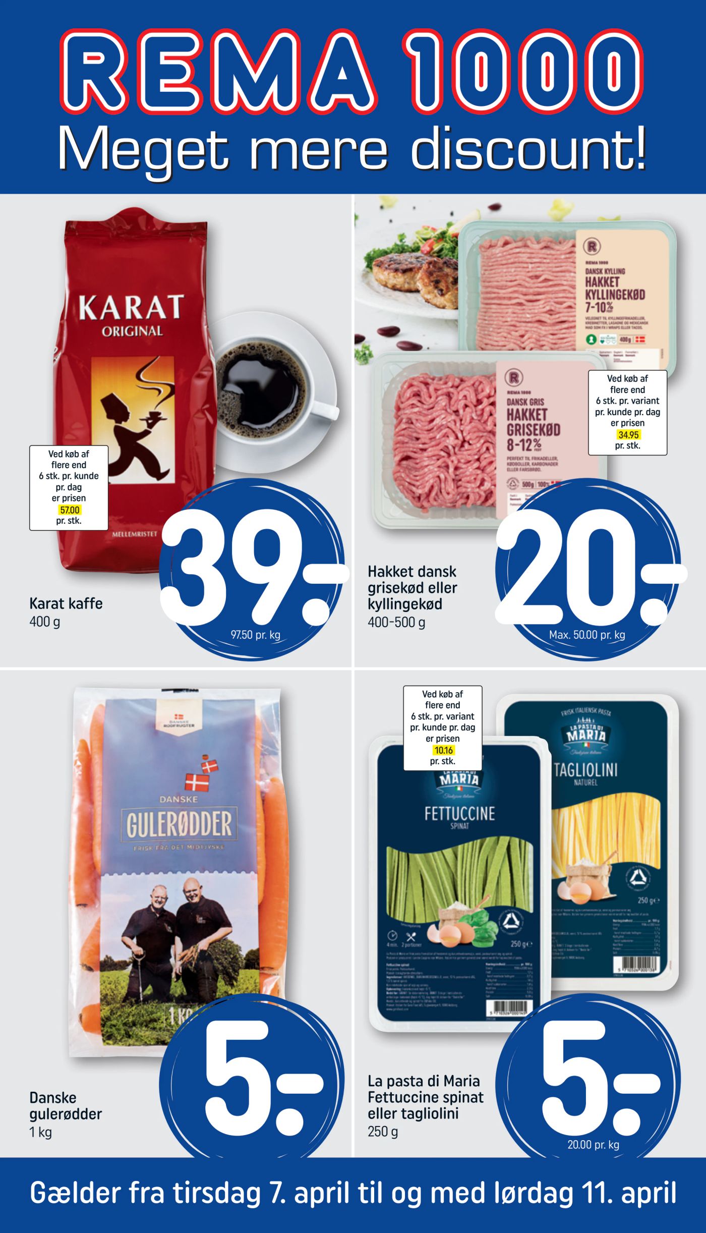 Rema 1000 tilbudsavis gyldig fra 07.04.2026 til 11.04.2026