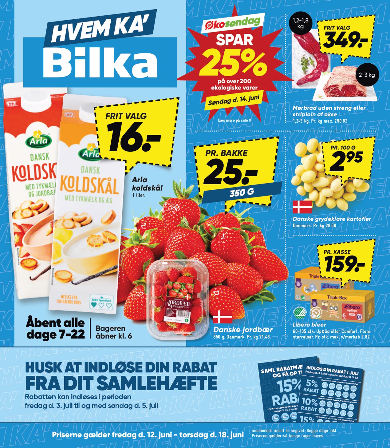 Bilka tilbudsavis for næste uge fra fredag, 12.06.2026 til torsdag, 18.06.2026