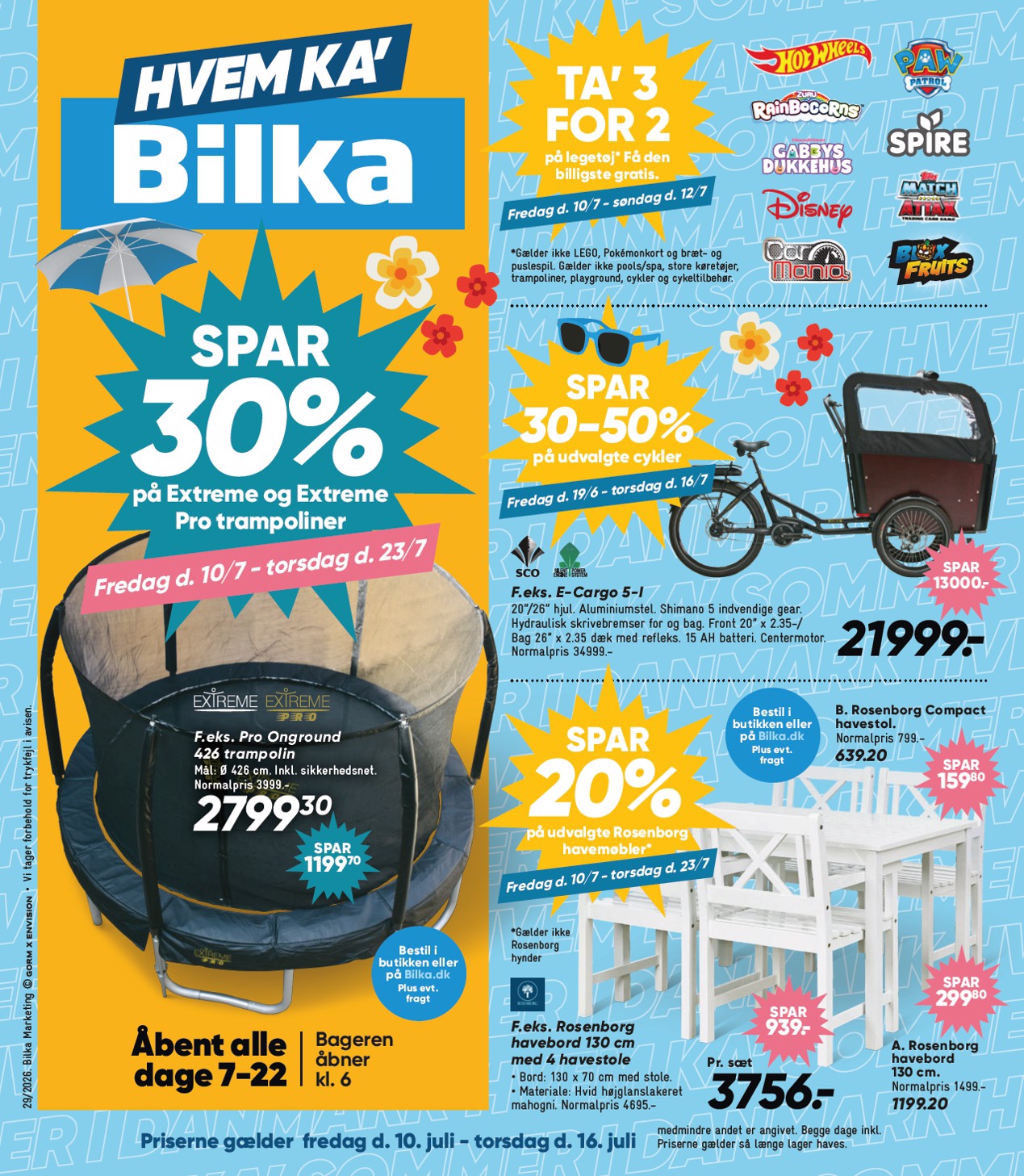 Bilka - Nonfood tilbudsavis for næste uge fra fredag, 10.07.2026 til torsdag, 16.07.2026