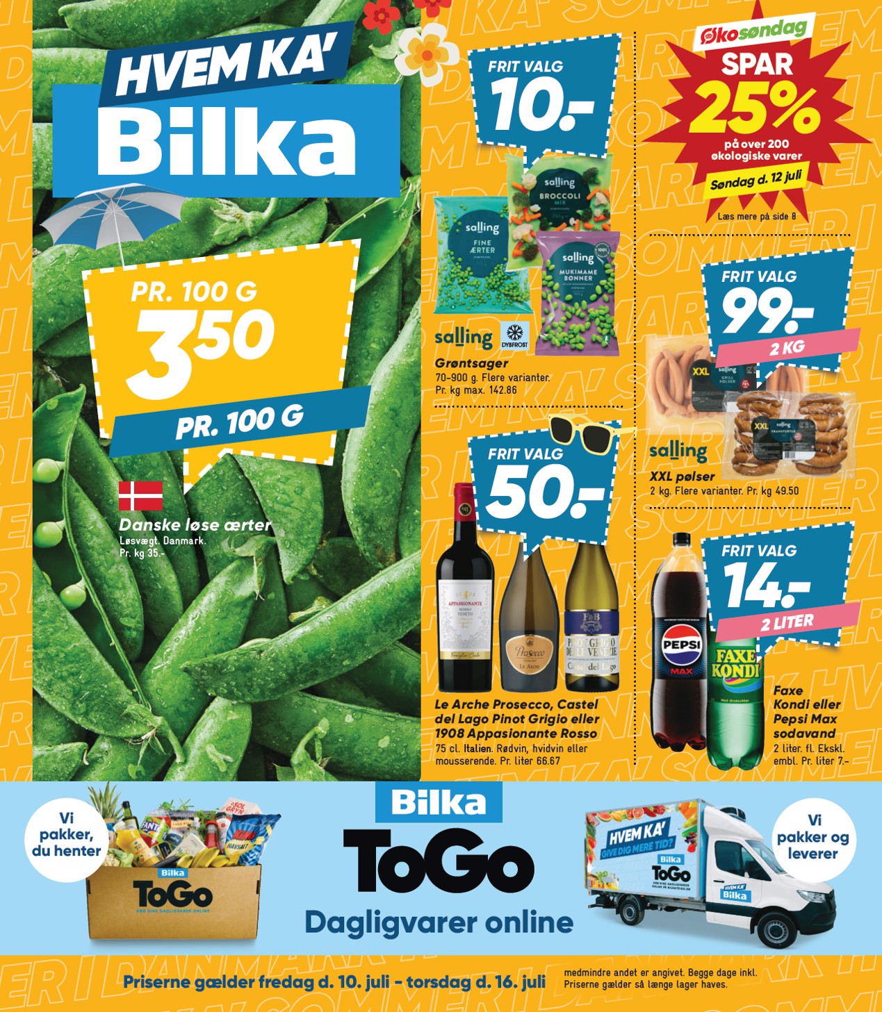 Bilka tilbudsavis for næste uge fra fredag, 10.07.2026 til torsdag, 16.07.2026