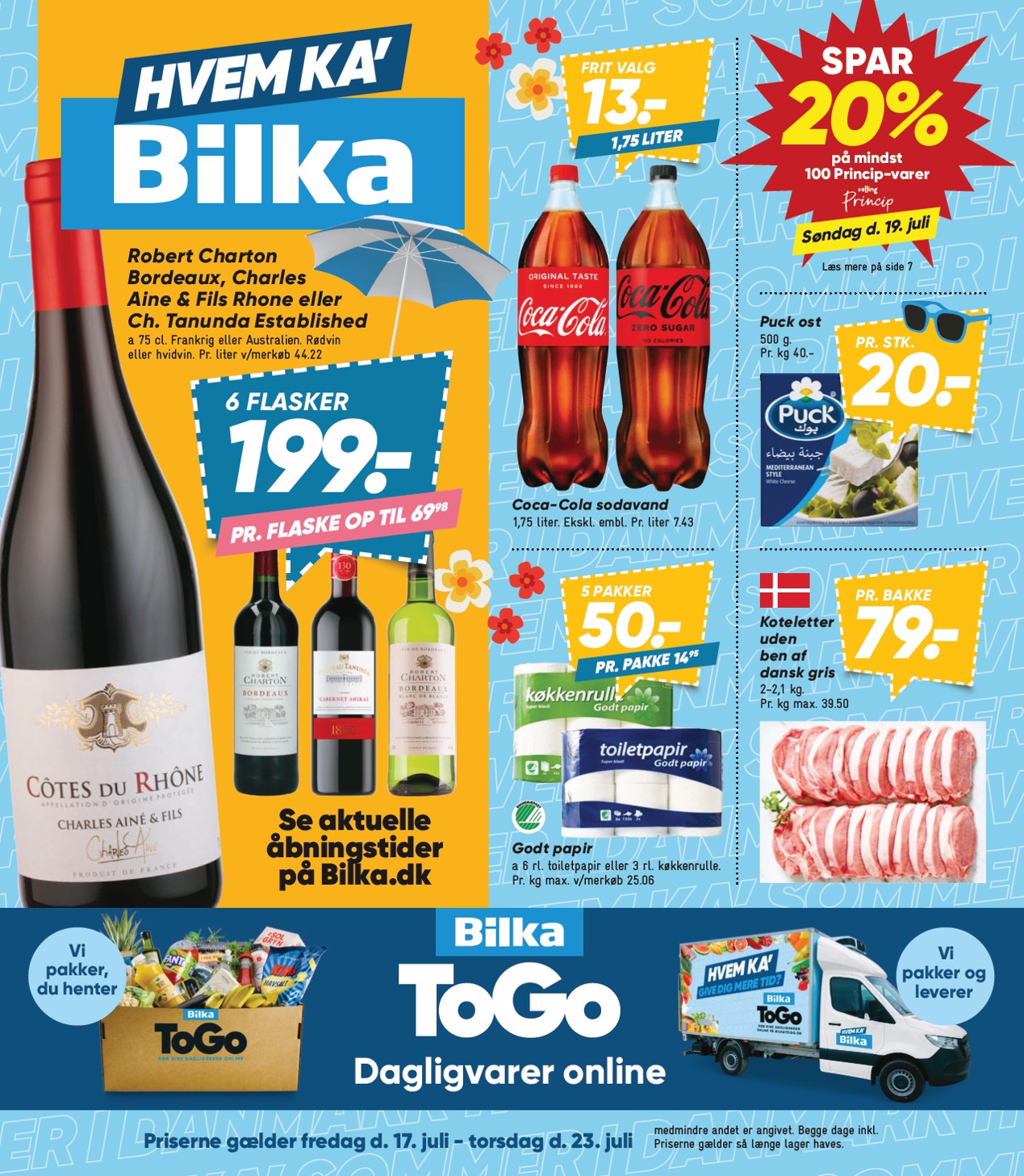 Bilka tilbudsavis for næste uge fra fredag, 17.07.2026 til torsdag, 23.07.2026