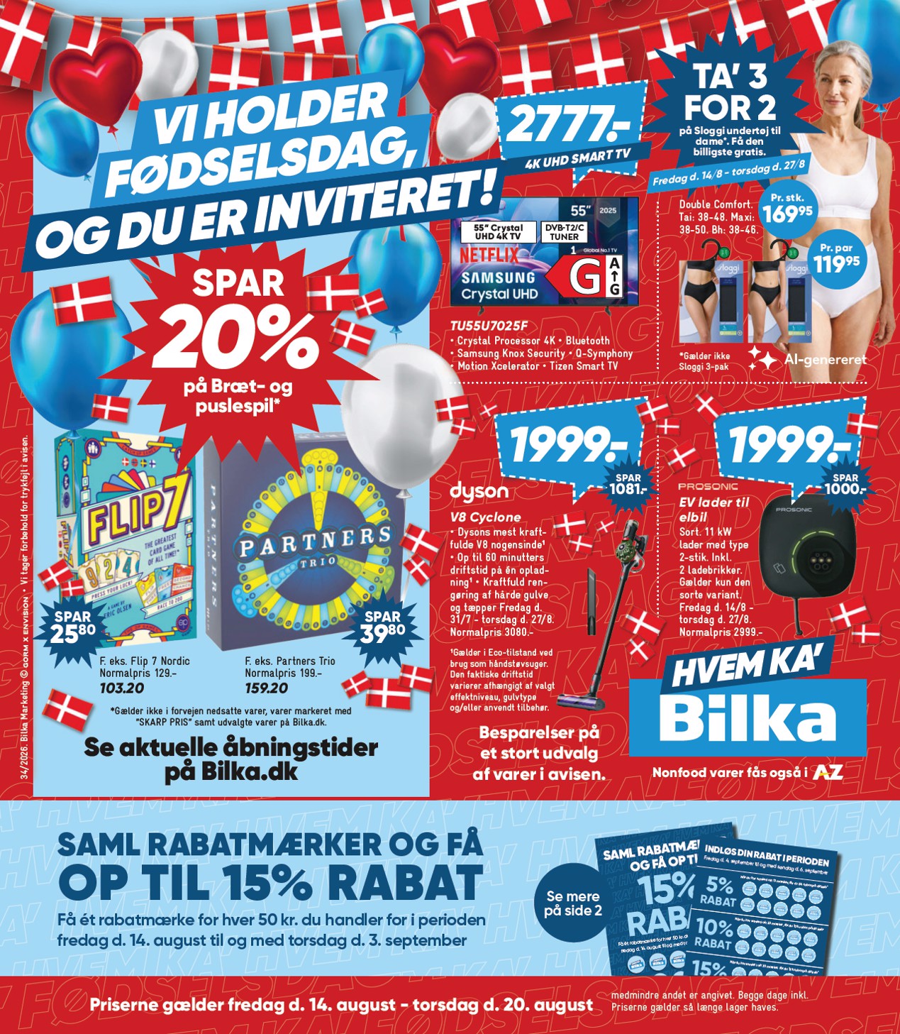 Bilka - Nonfood tilbudsavis for næste uge fra fredag, 14.08.2026 til torsdag, 20.08.2026
