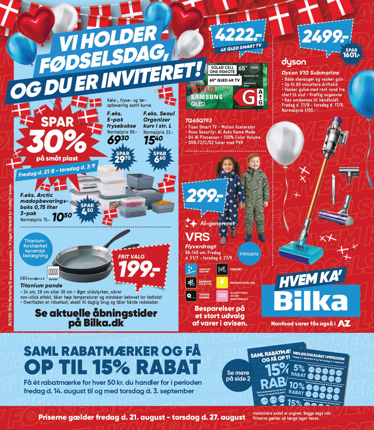 Bilka - Nonfood tilbudsavis for næste uge fra fredag, 21.08.2026 til torsdag, 27.08.2026