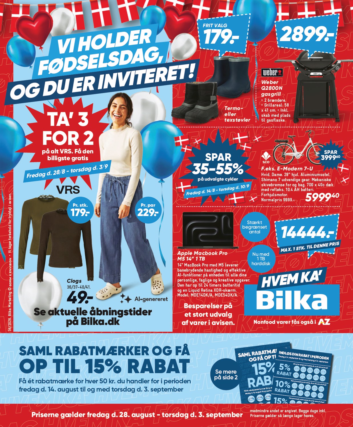 Bilka - Nonfood tilbudsavis for næste uge fra fredag, 28.08.2026 til torsdag, 03.09.2026